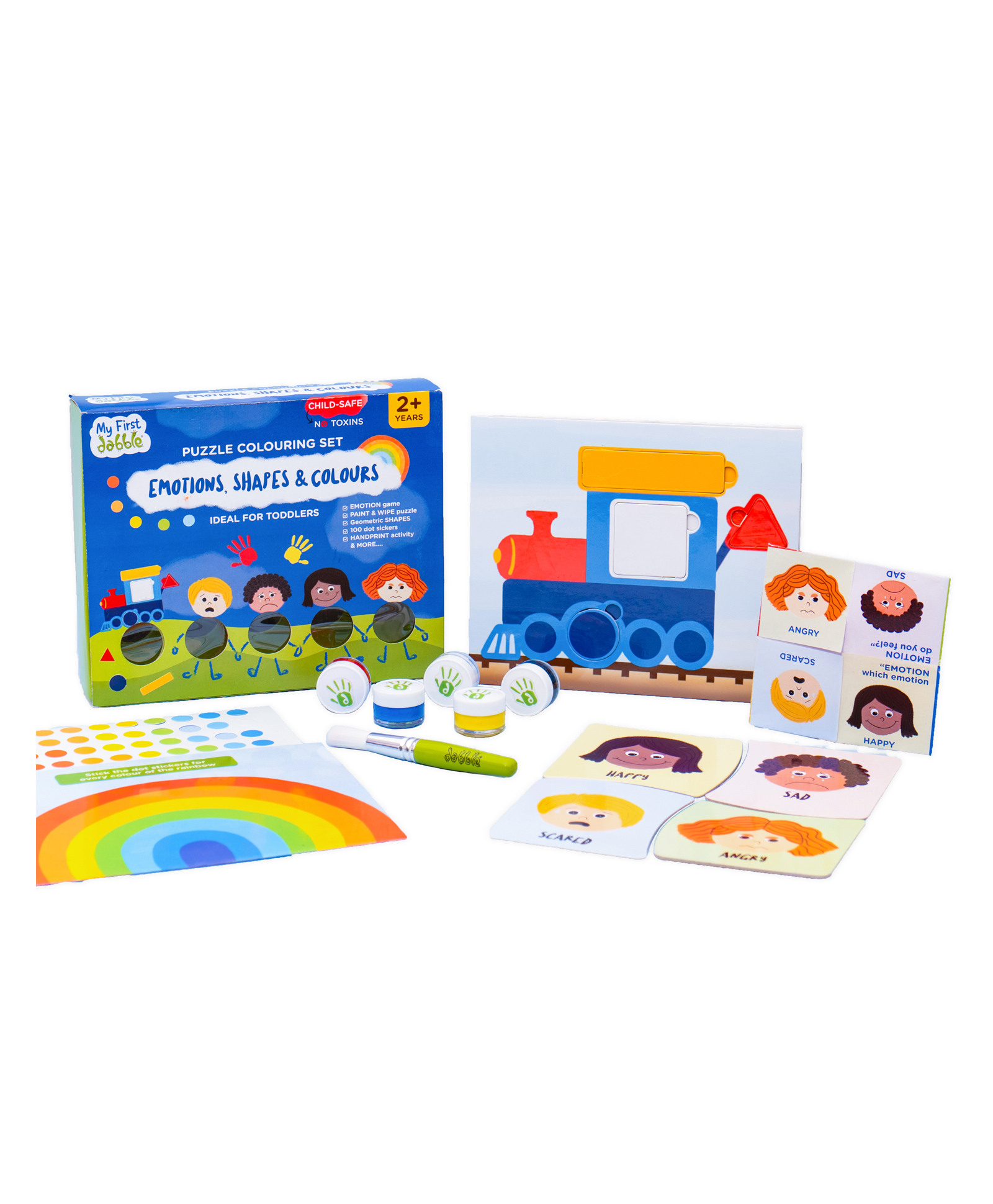 My first dabble Puzzle Colouring Kit Emotions, Shapes & Puzzles-picture-40