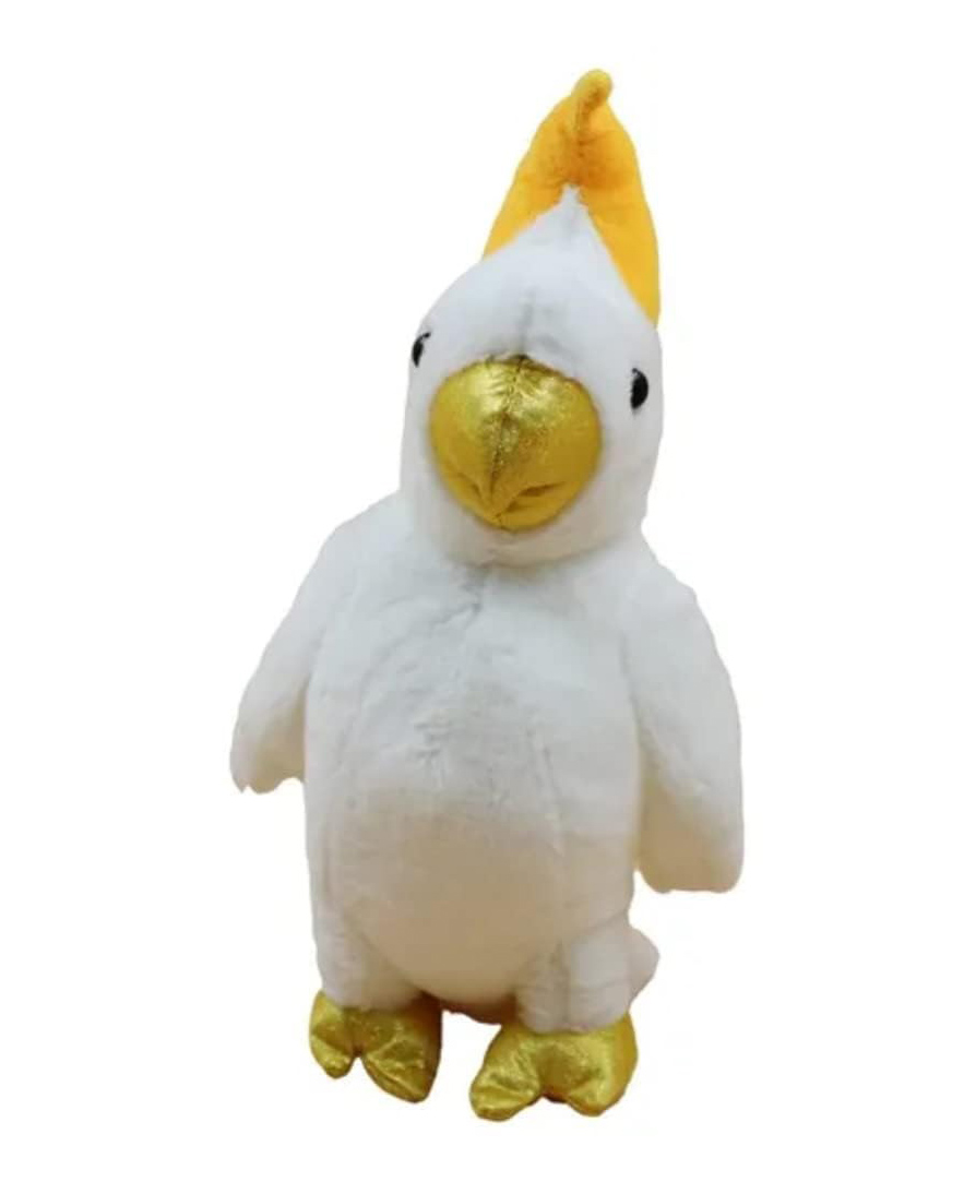 Tickles Cute Parrot Soft Stuffed Plush Animal Toy for Kids Birthday Gift (Color: White; Size: 25 cm)-picture-14