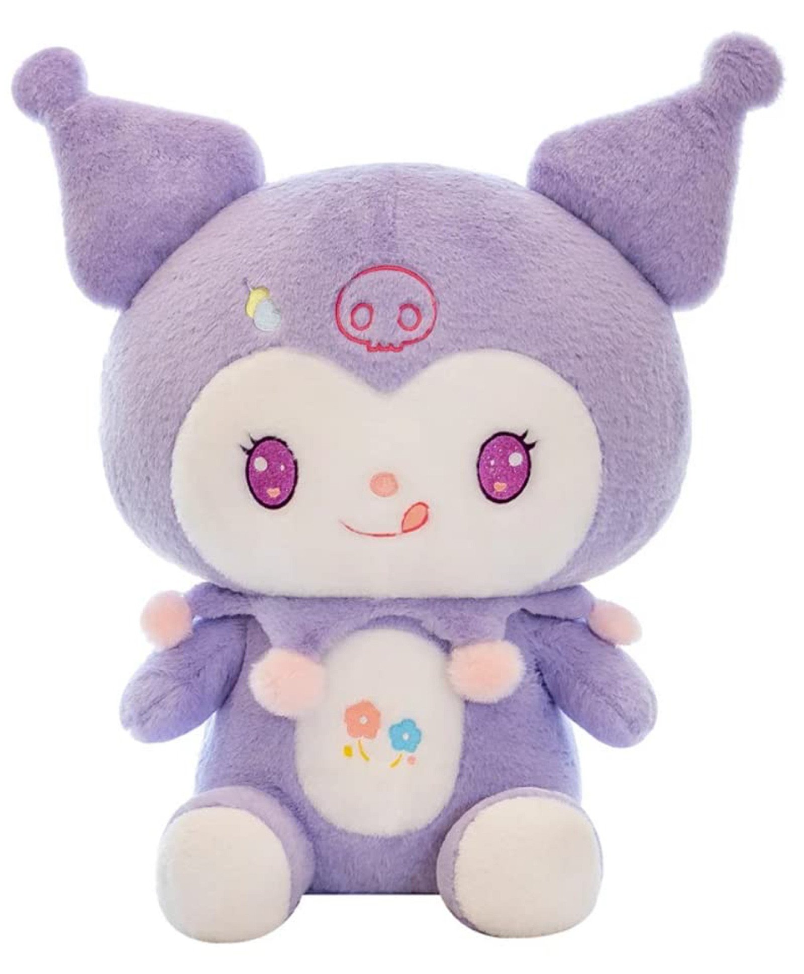 Tickles Cute Anime Cartoon Character Soft Stuffed Plush Toy for Kids Birthday Gift (Color: Purple; Size: 26 cm)-image-16