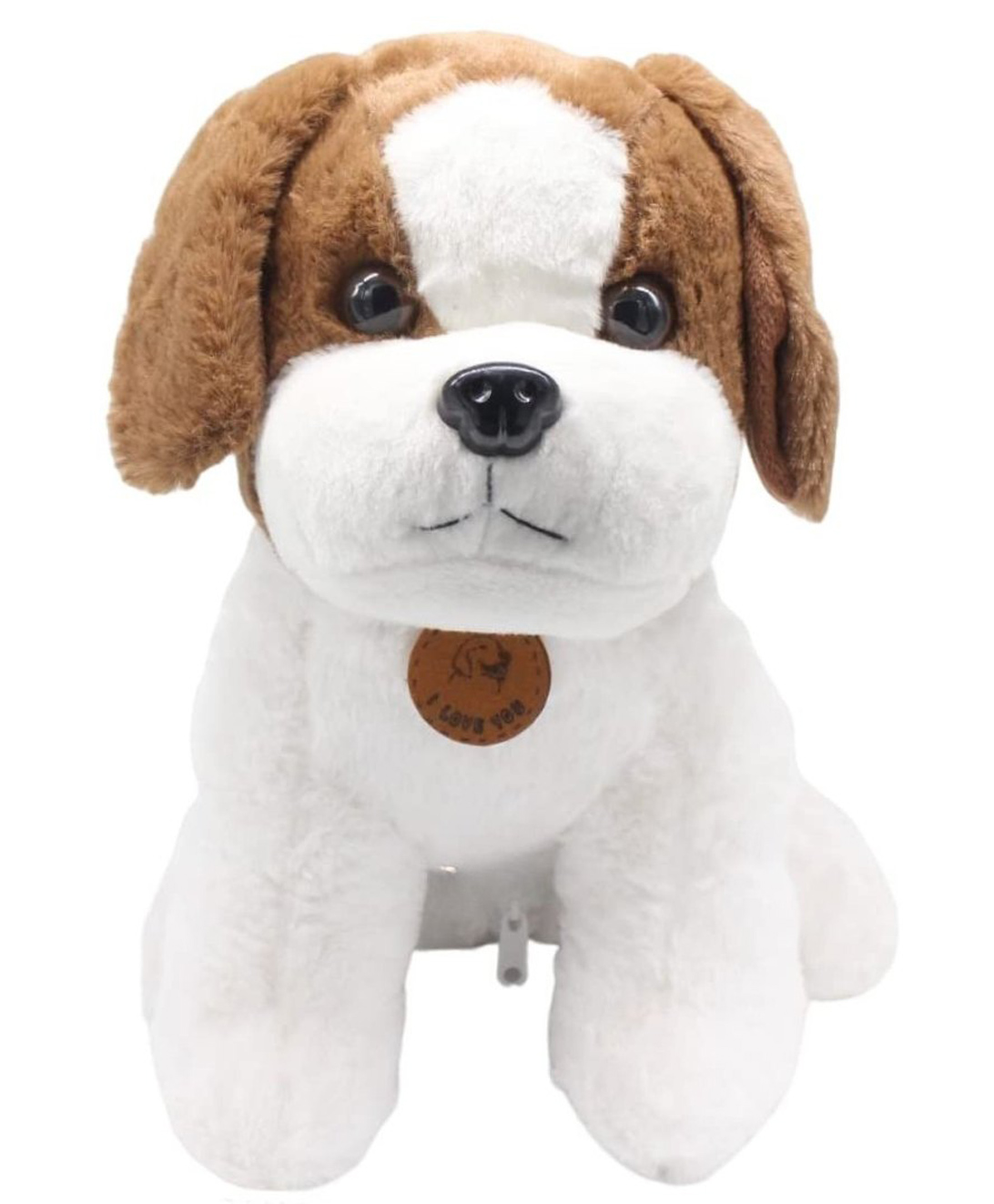 Tickles Puppy Dog Soft Stuffed Plush Animal Toy for Kids Birthday Gift (Color: Brown; Size: 40 cm)-image-35