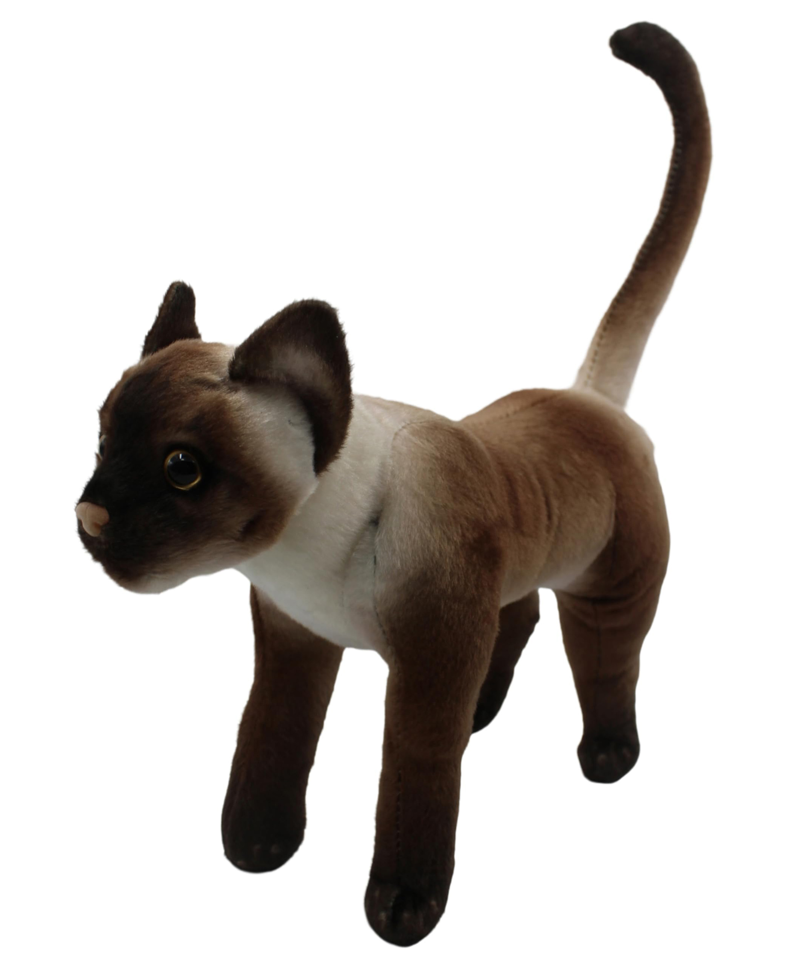 Tickles Standing Cat Soft Stuffed Plush Animal Toy for Kids Boys & Girls Birthday Gifts (Color: Brown Size: 35 cm)-image-45