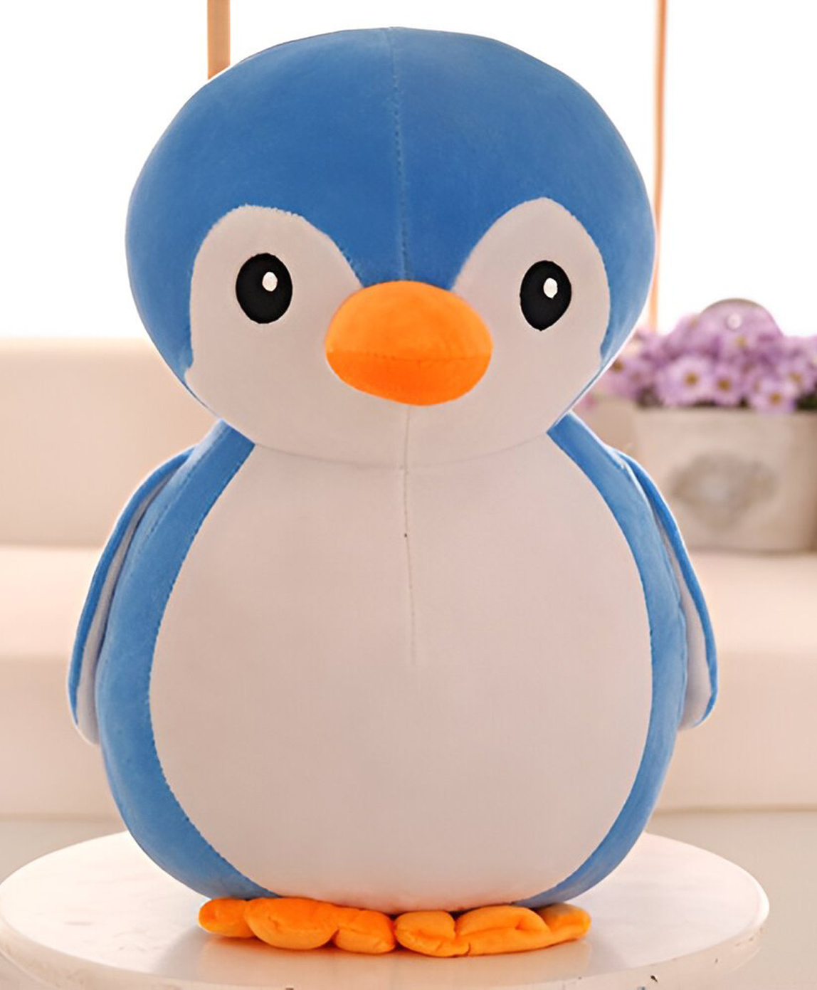 Tickles Penguin Soft Stuffed Plush Animal Toy for Kids Boys & Girls (Size: 30 cm Color: Blue)-image-44