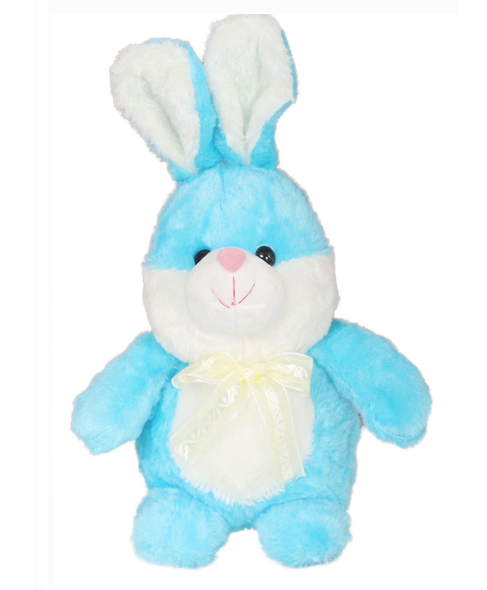 Tickles Blue Soft Cuddly Rabbit Stuffed Soft Plush Animal Toy (Color:Blue, Size:25cm)-image-12