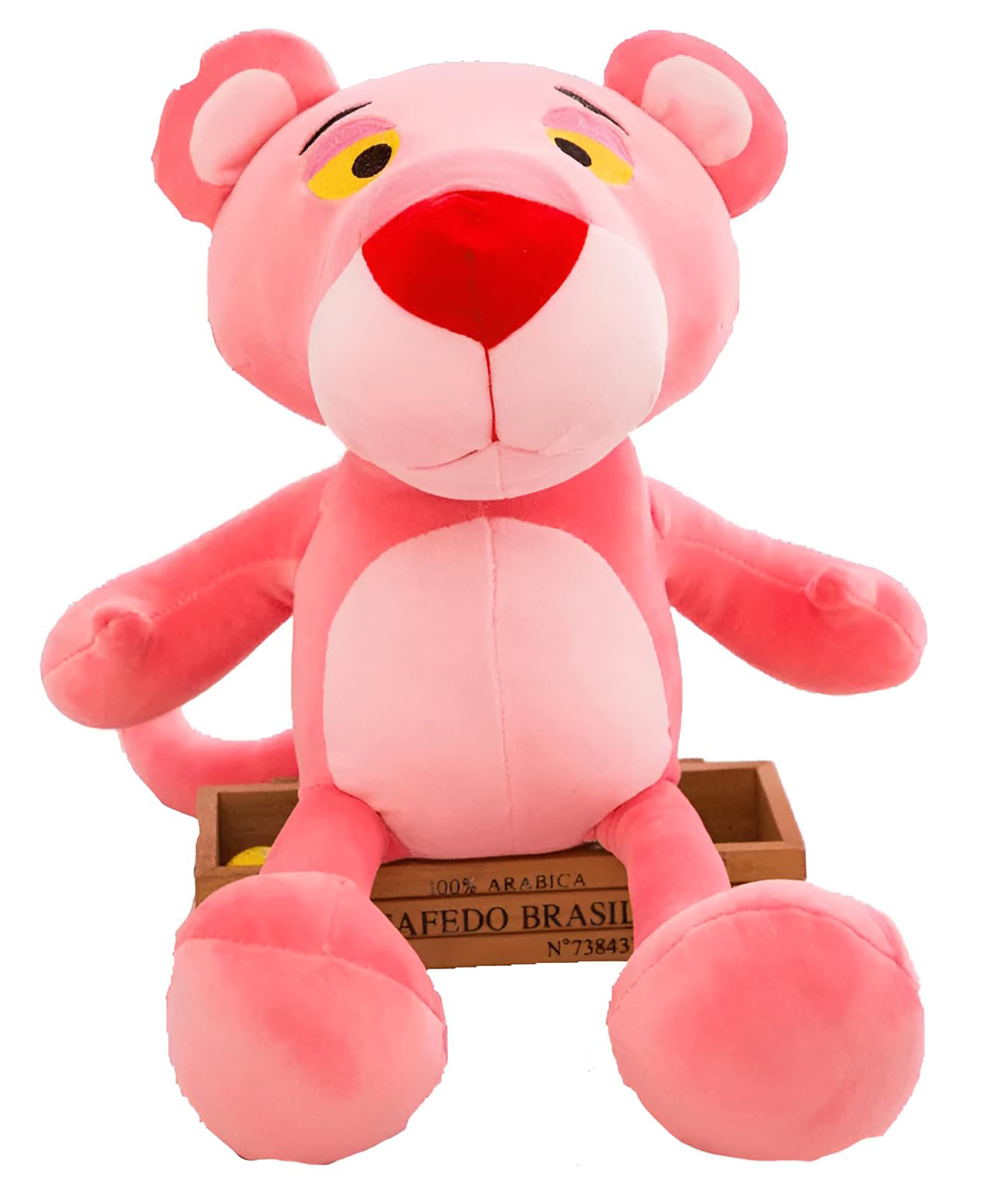 Tickles Pink Panther Cute Soft Stuffed Plush Animal Toy for Girls & Boys Kids Babies Birthday Gift (Size: 35 cm Color: Pink)-image-43