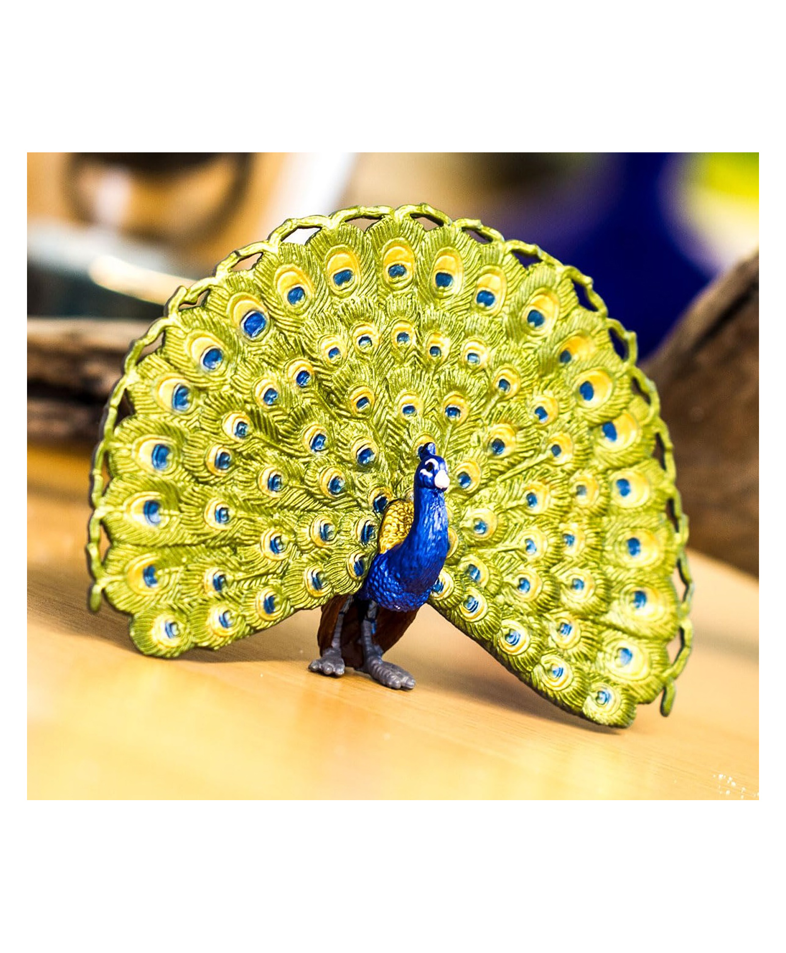 Tickles Beautiful Peacock Bird Soft Stuffed Plush Toy for Kids Boys & Girls Birthday Gift (Size: 30 cm; Color: Green)-image-40