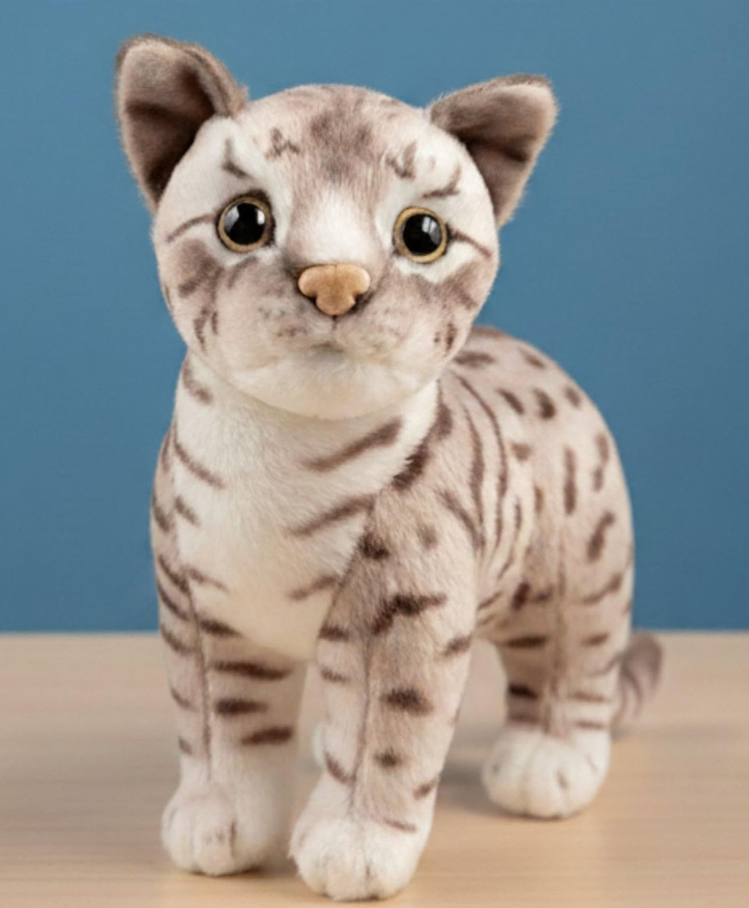 Tickles Standing Cat Soft Stuffed Plush Animal Toy for Kids Boys & Girls C Birtrhday Gifts (Size: 20 cm Color: Grey)-image-49