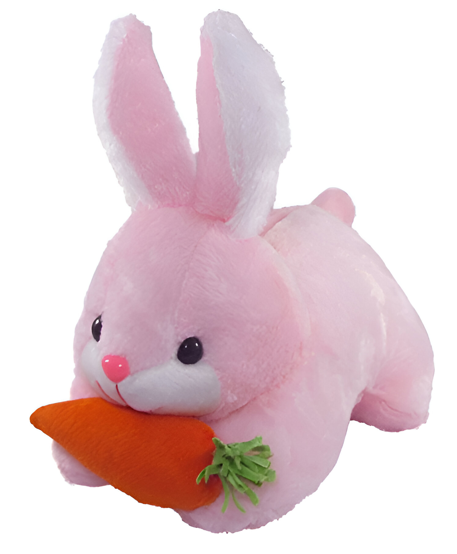 Tickles Rabbit with Carrot Stuffed Soft Plush Animal Toy for Kids Boys & Girls (Color: Pink Size: 50 cm)-image-11