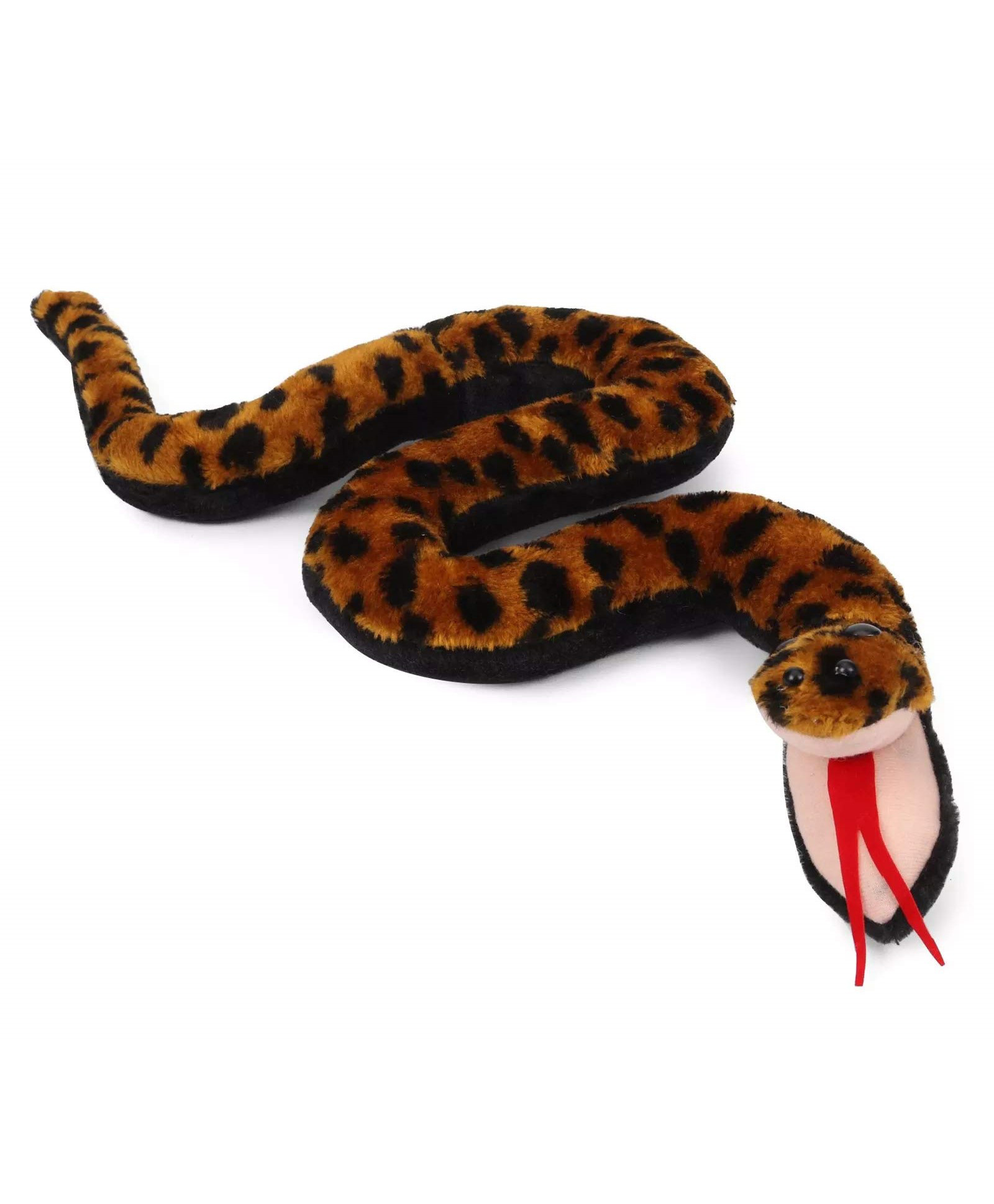 Tickles Crawling Snake Stuffed Soft Plush Toy For Kids Boys & Girls (Color: Brown Length 55 cm)-image-8