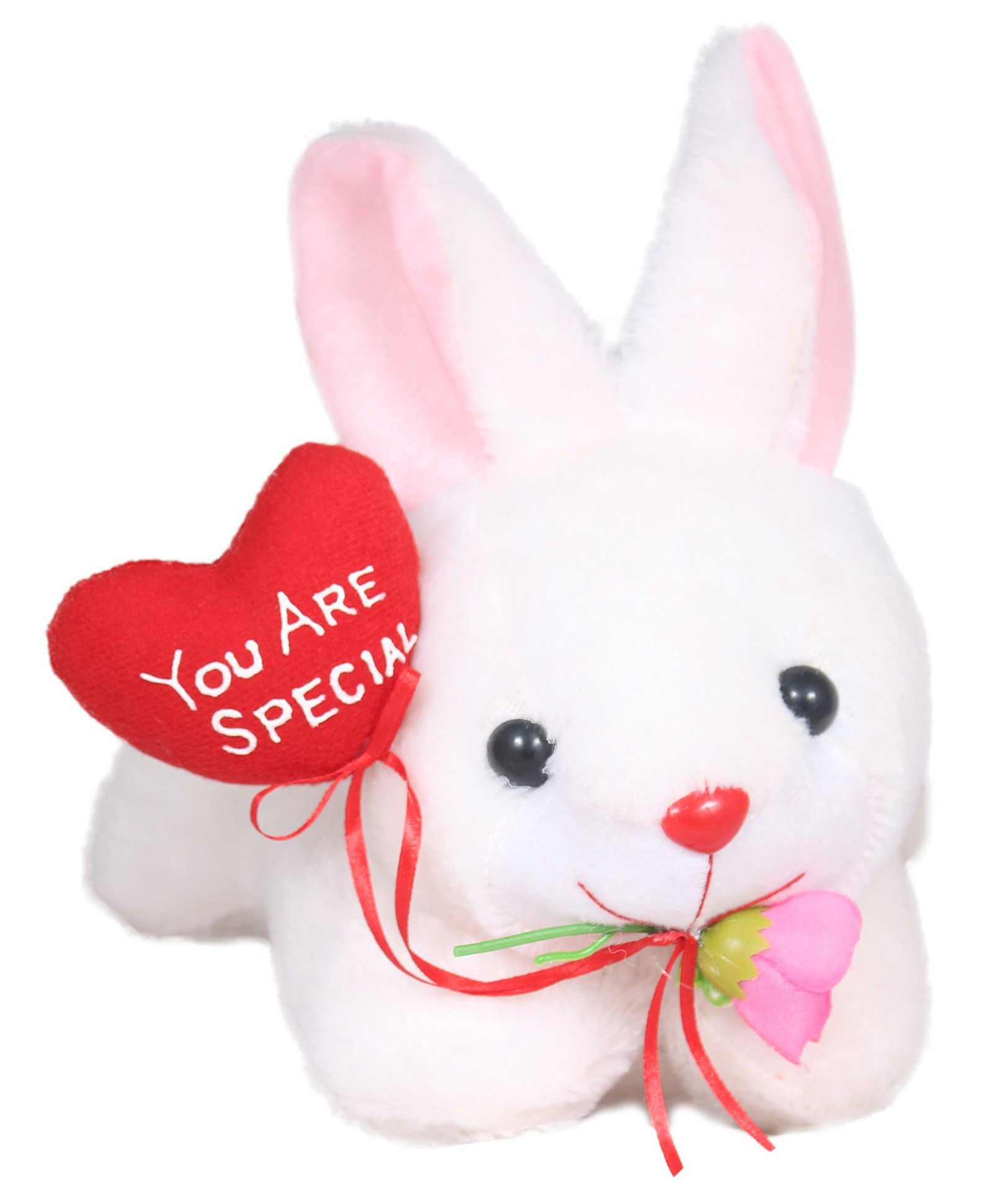 Tickles Romantic Loving Rabbit Animals & Figures with You are Special Balloons (White_26 cm)-image-6
