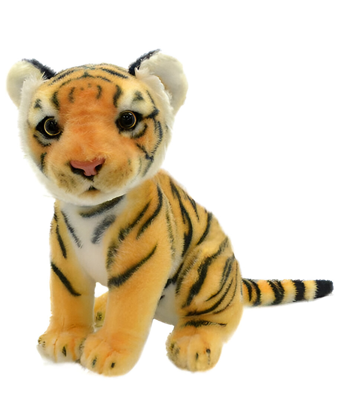 Tickles Siberian Jungle Tiger Soft Stuffed Animal Plush Toy for Kids Birthday Gifts Car (Color: Yellow & Black Size: 30 cm)-image-34