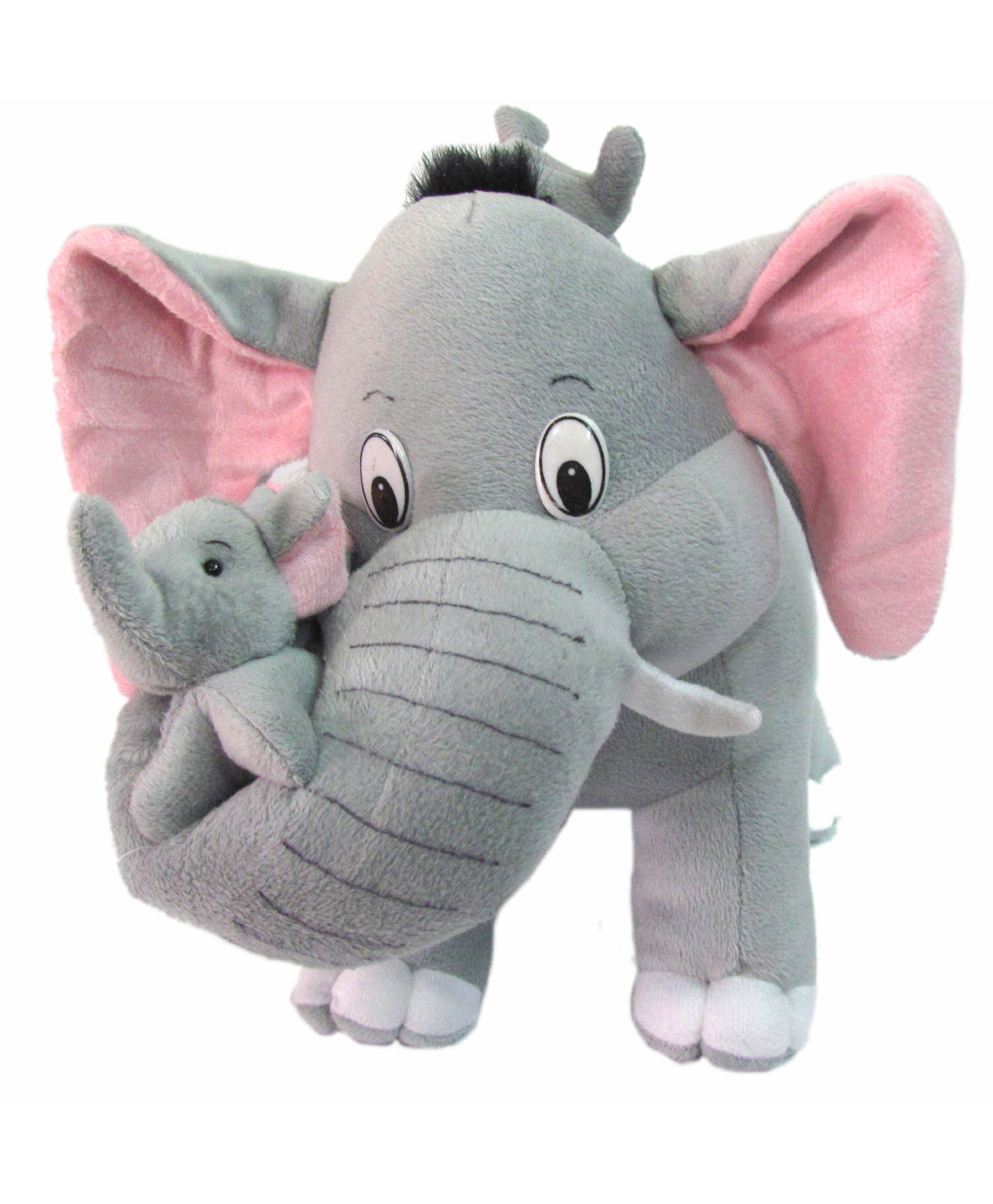 Tickles Mother Elephant with Two Babies Soft Stuffed Plush Toy for Kids Baby Boys & Girls Birthday Gifts Home Decoration (Color: Grey Size: 41 cm)-picture-13