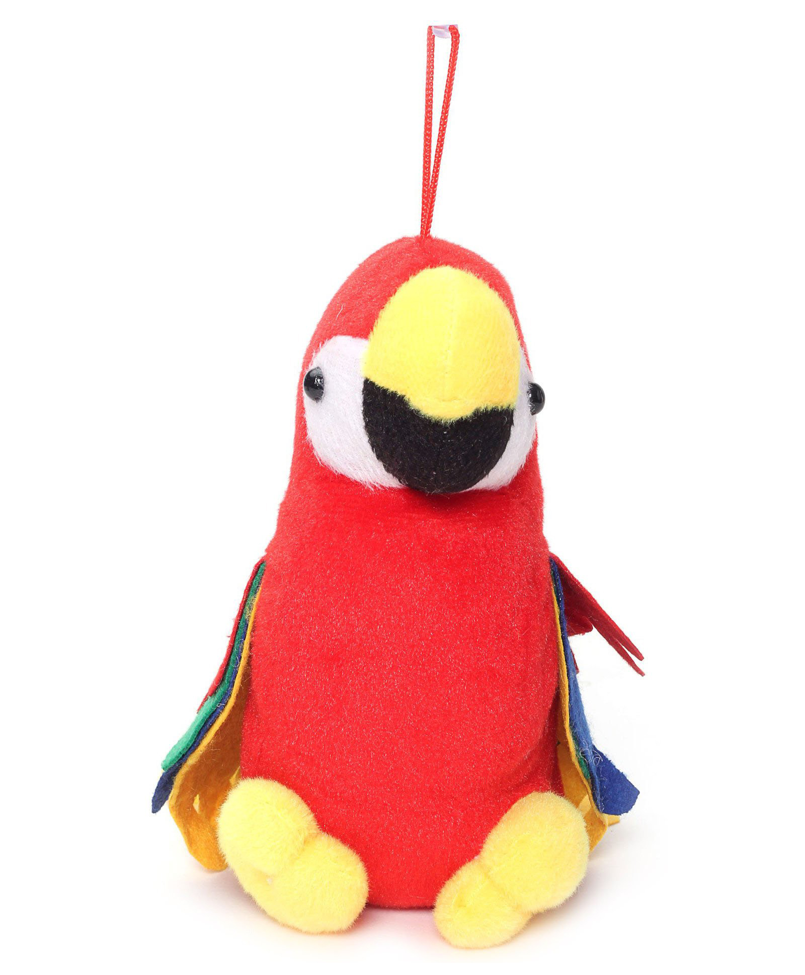 Tickles Macau Parrot Soft Stuffed Plush Toy For Kids Boys & Girls Birthday Gifts (Size: 20 cm Color: Red)-image-20