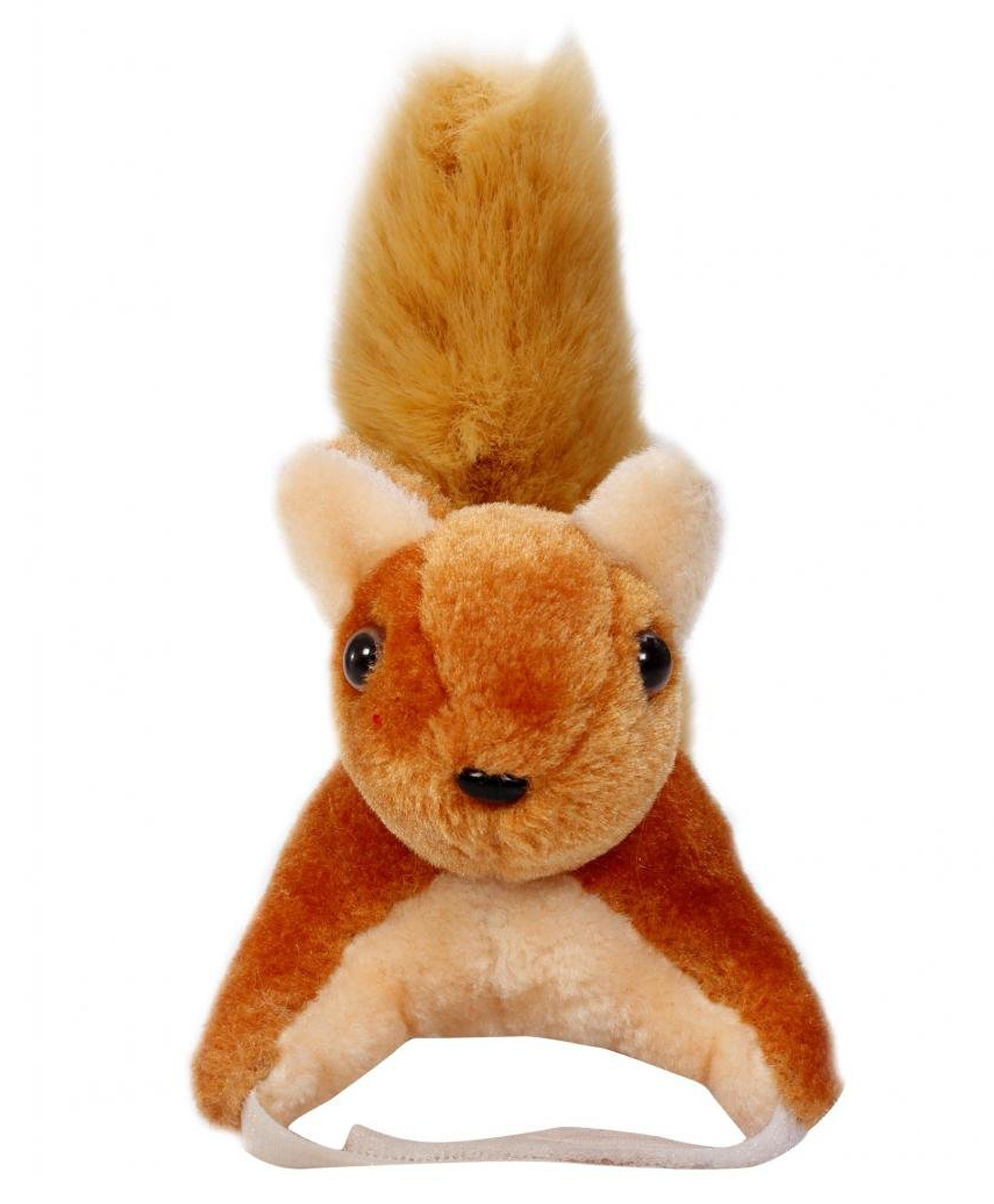 Tickles 1 Pcs Squirrel Curtain Holder Soft Plush Toy Curtain Tiebacks Holder Clip for Children Living Room & Window Curtain Decorations (Color: Brown Size: 20 cm)-image-8