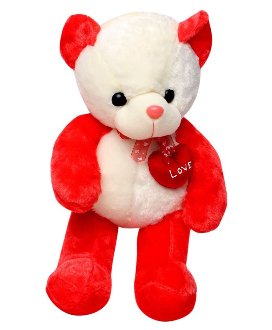 Tickles Red,White Teddy with I Love You Heart Stuffed Soft Plush Toy Love Girl 51 cm-picture-19