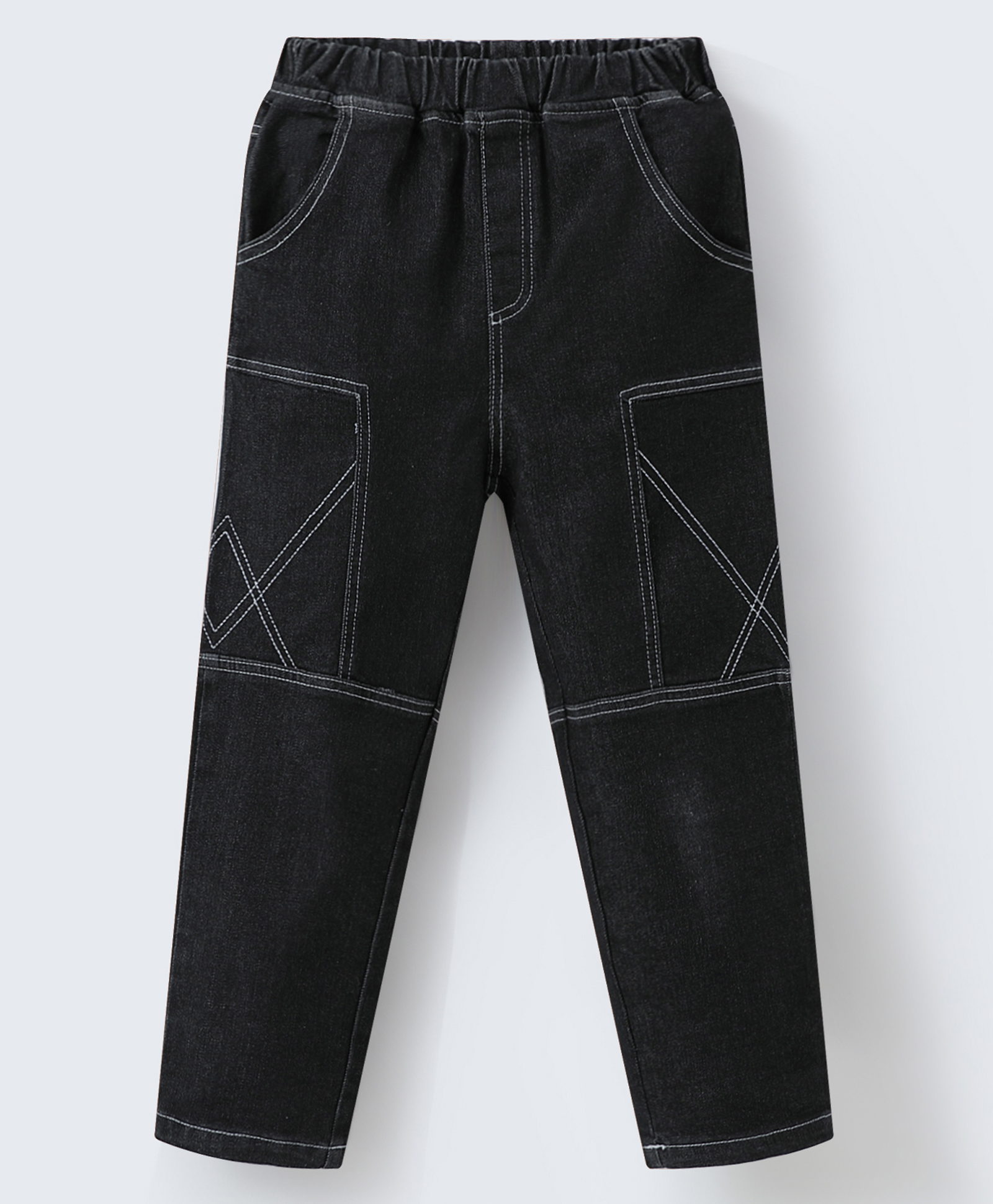 Mark & Mia Full Length Denim Washed Jeans - Black-picture-10