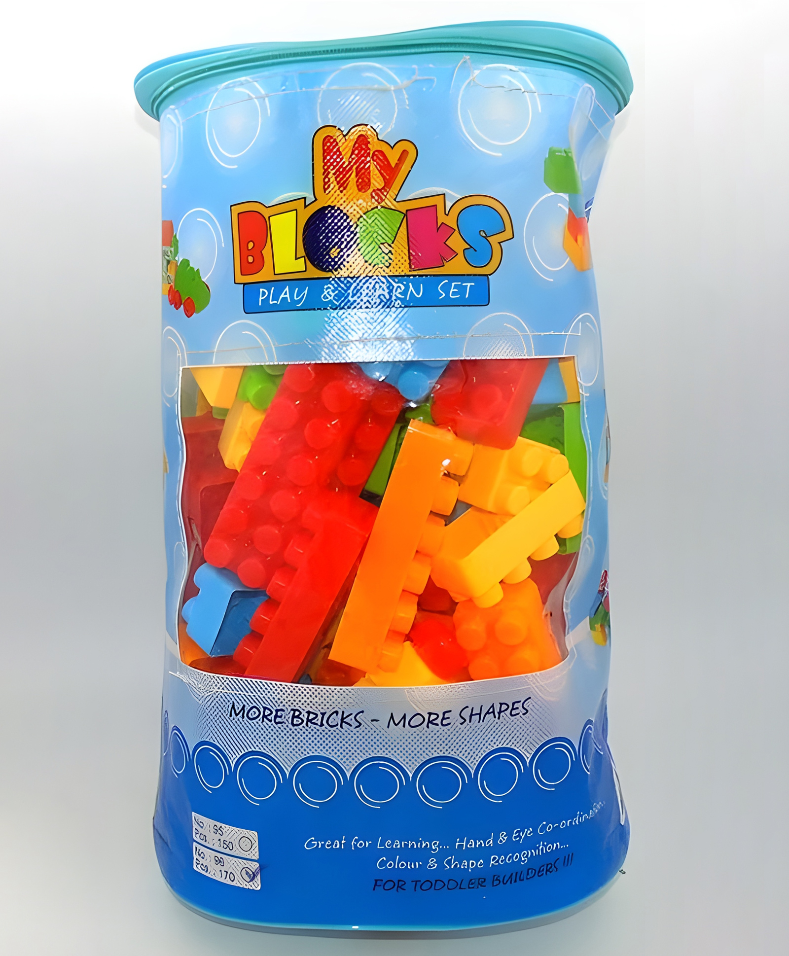 YAMAMA Building Blocks Toys Educational Interlocking Building Bricks Blocks Toys Early Development Kids Toys 170 Pieces - Multicolor-image-5