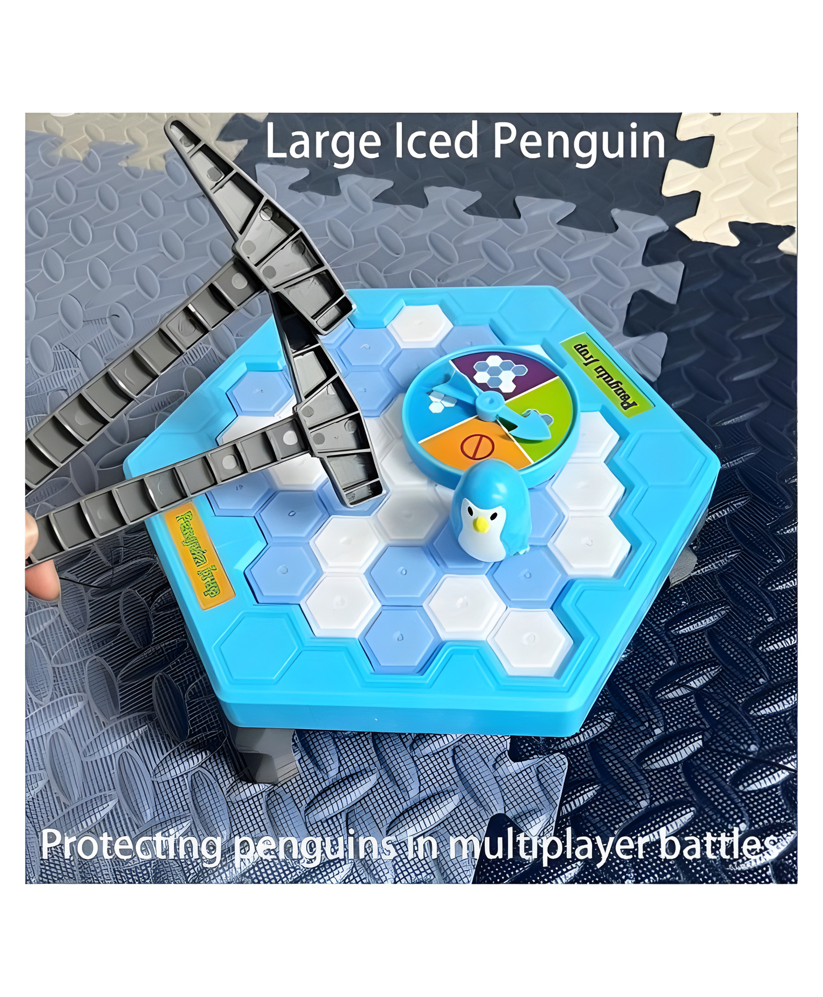 YAMAMA Knocking Ice Cubes To Save Little Penguins Breaking Ice Toys Puzzle Brain Thinking Training Multiplayer Battle Game Kids Toys Penguin Trap Save Penguin Board Game Toys For KidsMulticolor-image-17