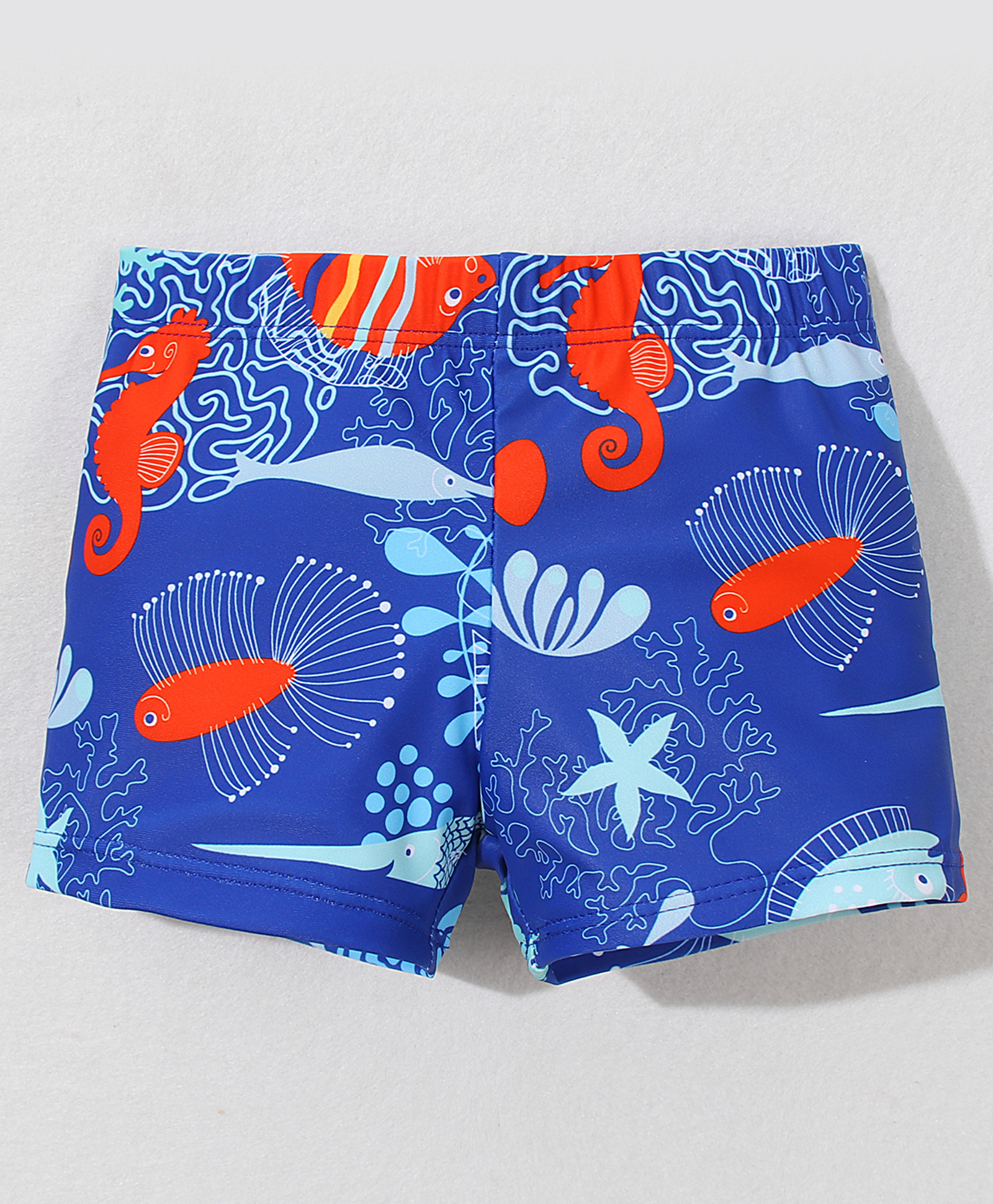 Mark & Mia Swimming Trunk Sea Life Print - Blue-image-8
