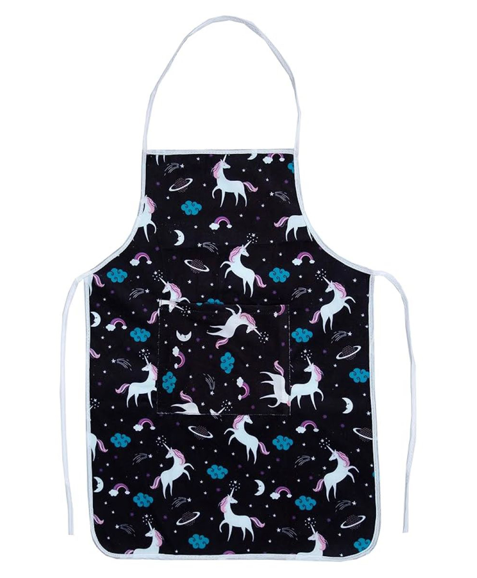 AAZEEM Aprons With Pockets for Kids | Apron for Painting |Cooking |Baking |Crafting |Art Gardening Adjustable|Pack of 1| Black-picture-32