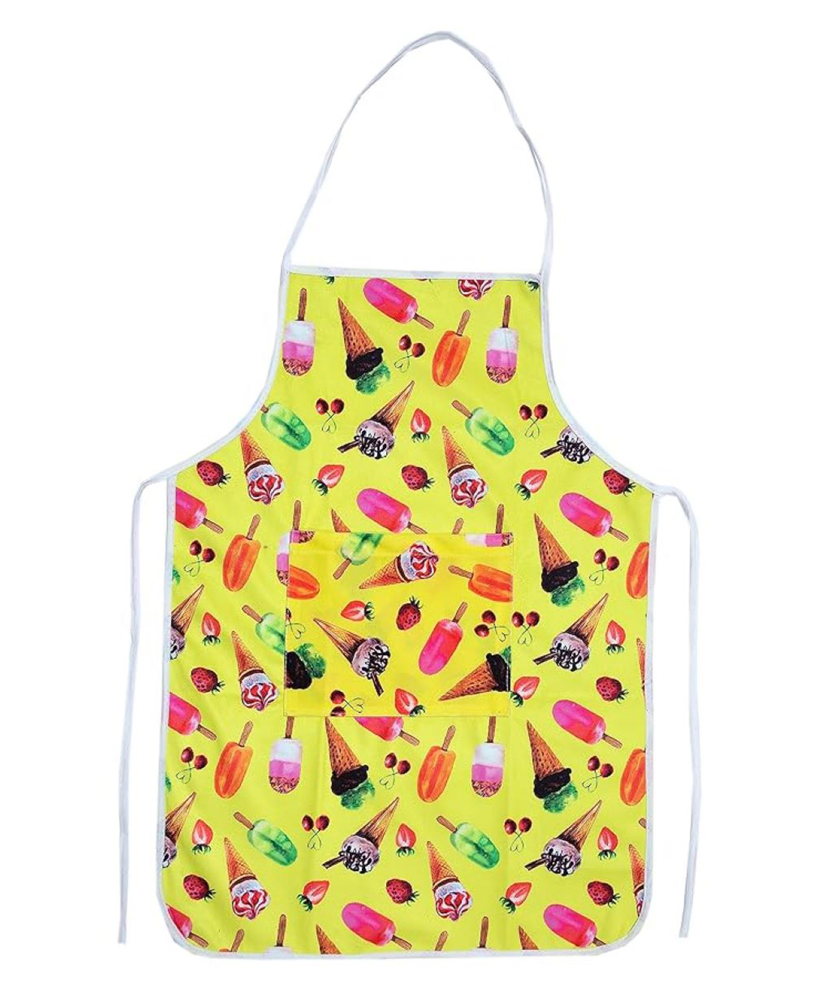 AAZEEM Kids Aprons with Pockets for Kids Cooking Baking Painting Crafting Art Gardening Adjustable - Yellow-picture-18