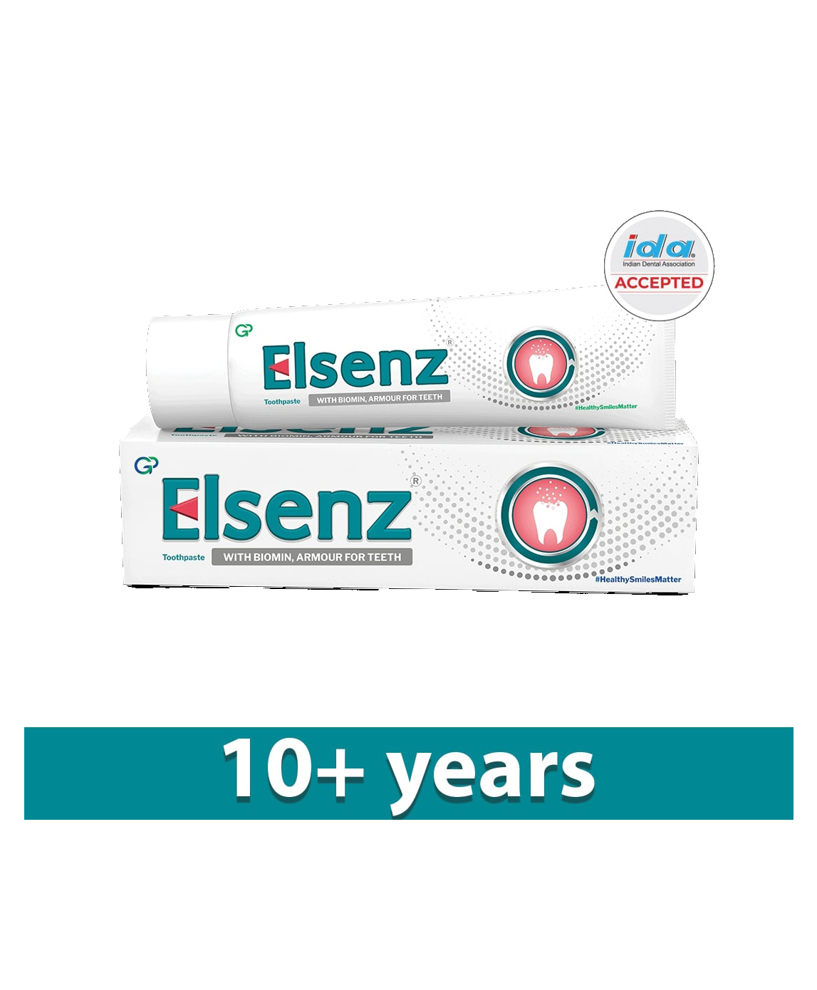 Elsenz Anti Cavity Fluoride Vegan Toothpaste for Tooth Decay Enamel Repair & Improved Oral Health - 70 g