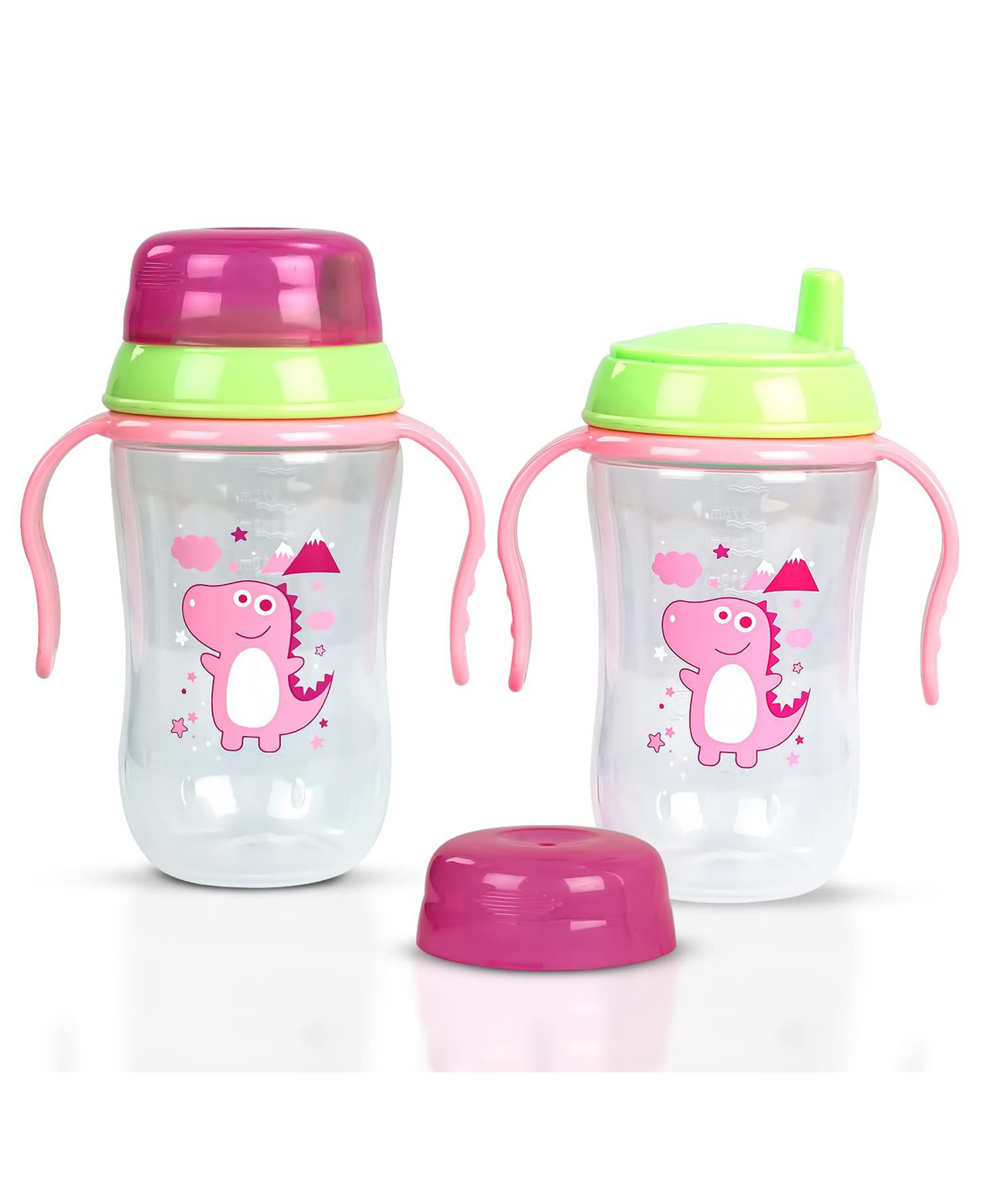 BAYBEE 300ml Sipper Bottle for kids, BPA Free Anti-Spill Sippy Bottle | Training Sippy Cup, Baby Bottle Sipper | Sipper Bottle for Kids Infants (Pink)-image-26