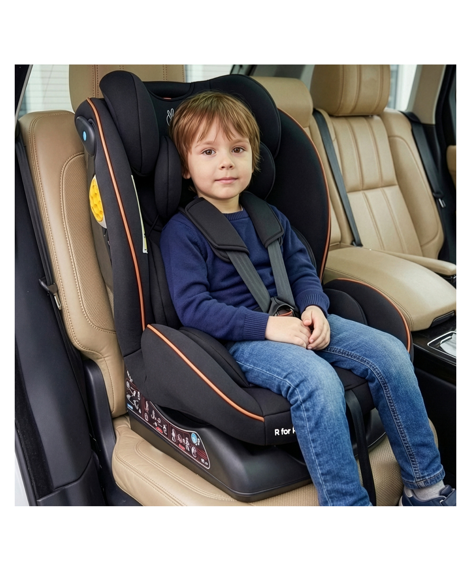 R For Rabbit Jack N Jill NXG Car Seat - Blue & Black