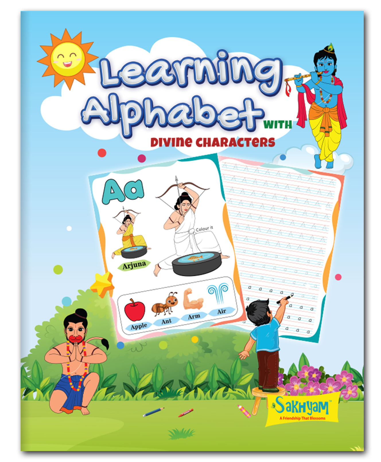 sakhyam Learning Alphabets with Divine Characters - English-picture-18