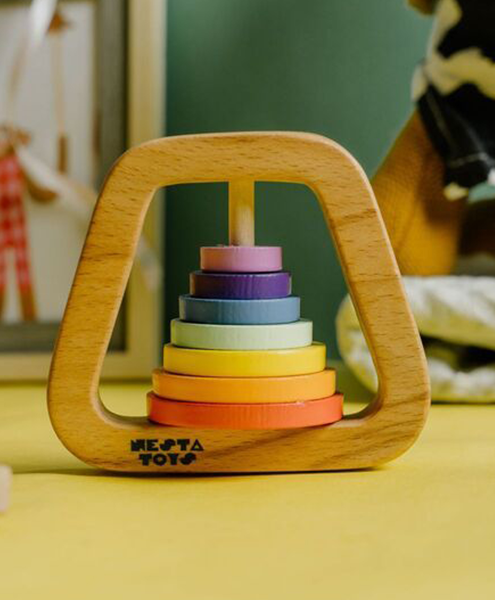 NESTA TOYS Rainbow Rattle - Multicolor-image-28