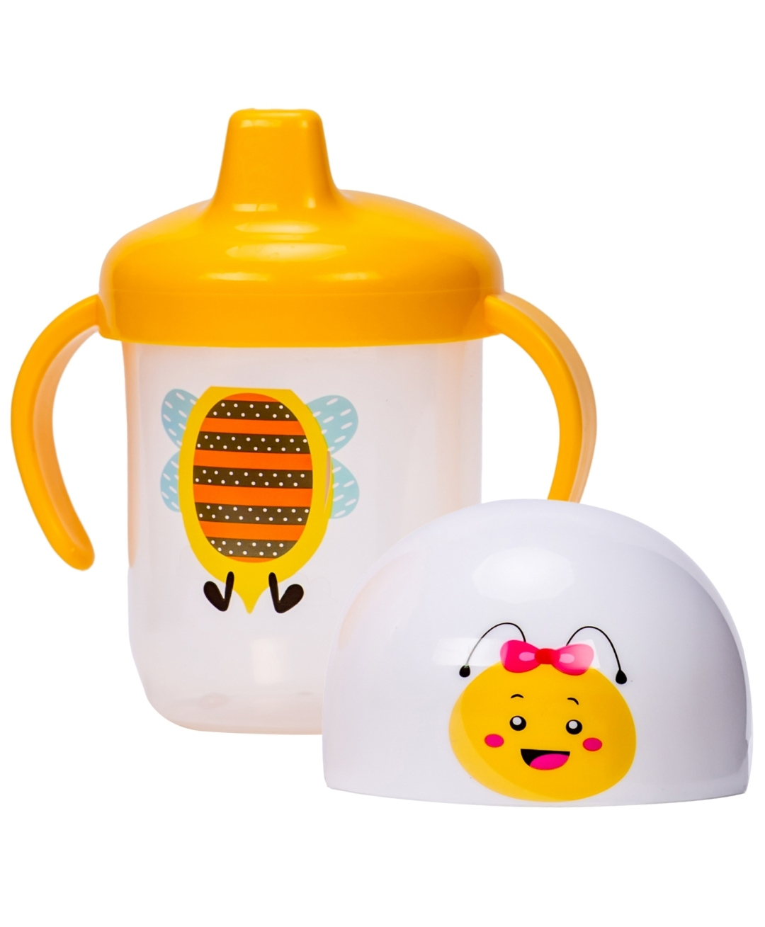 Adore SPINHX Duck Bill/ Hard Spout Sipper with Twin Handle & Hygiene Cap- 250ml- Yellow-image-15