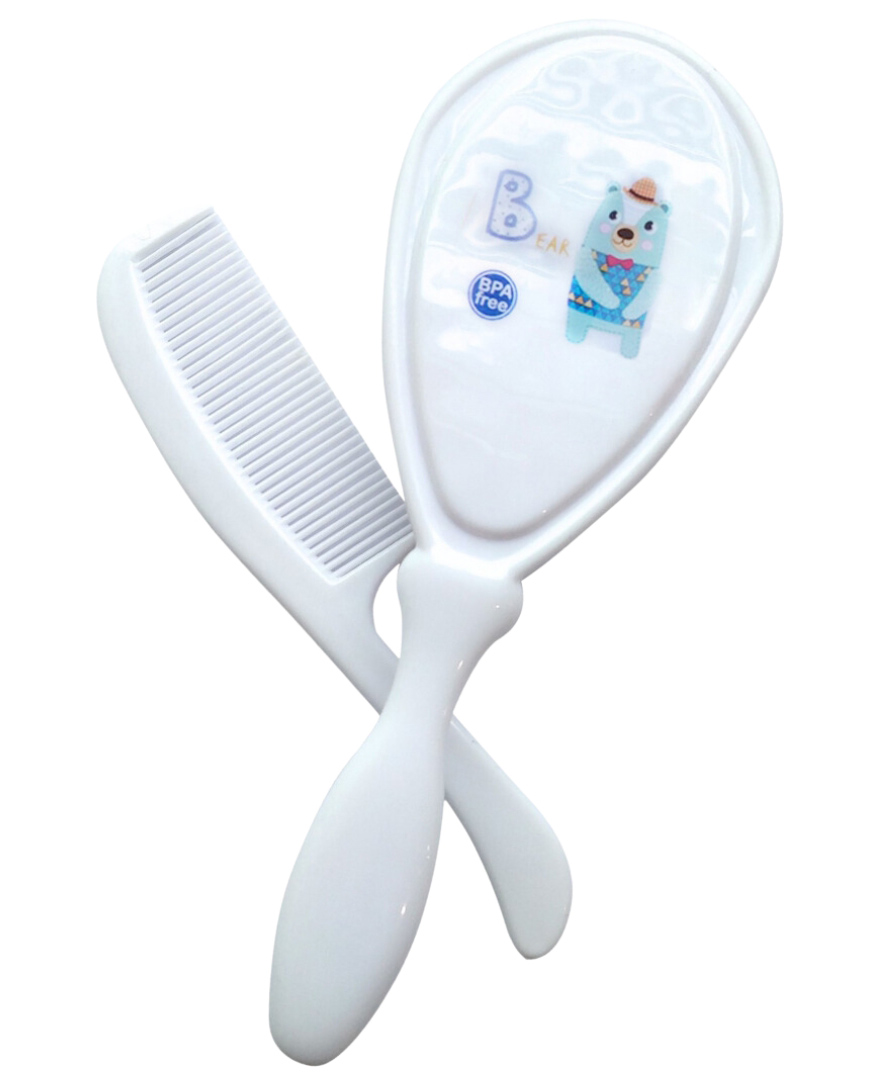 Adore Smarty Baby Hair Brush & Comb Set - Blue Bear (Pack of 2)-image-20