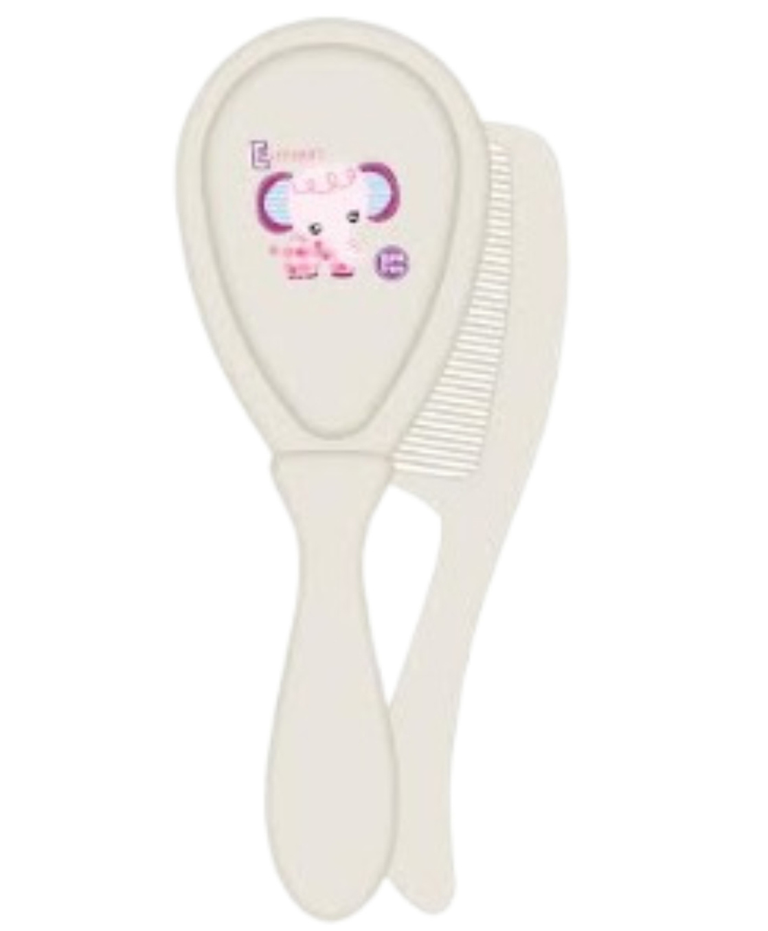 Adore Smarty Baby Hair Brush & Comb Set - Pink Elephant (Pack of 2)-image-11