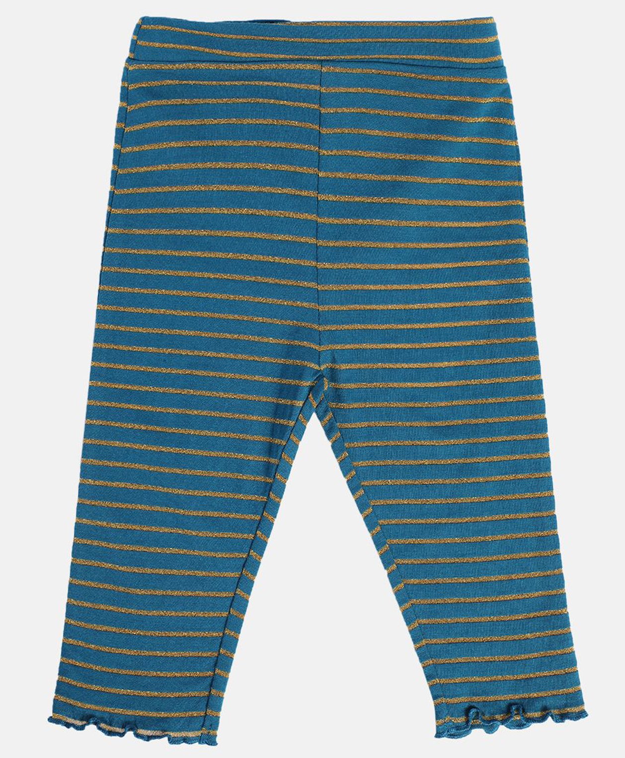 MINI KLUB Cotton Glitter Striped Leggings - Blue-picture-39