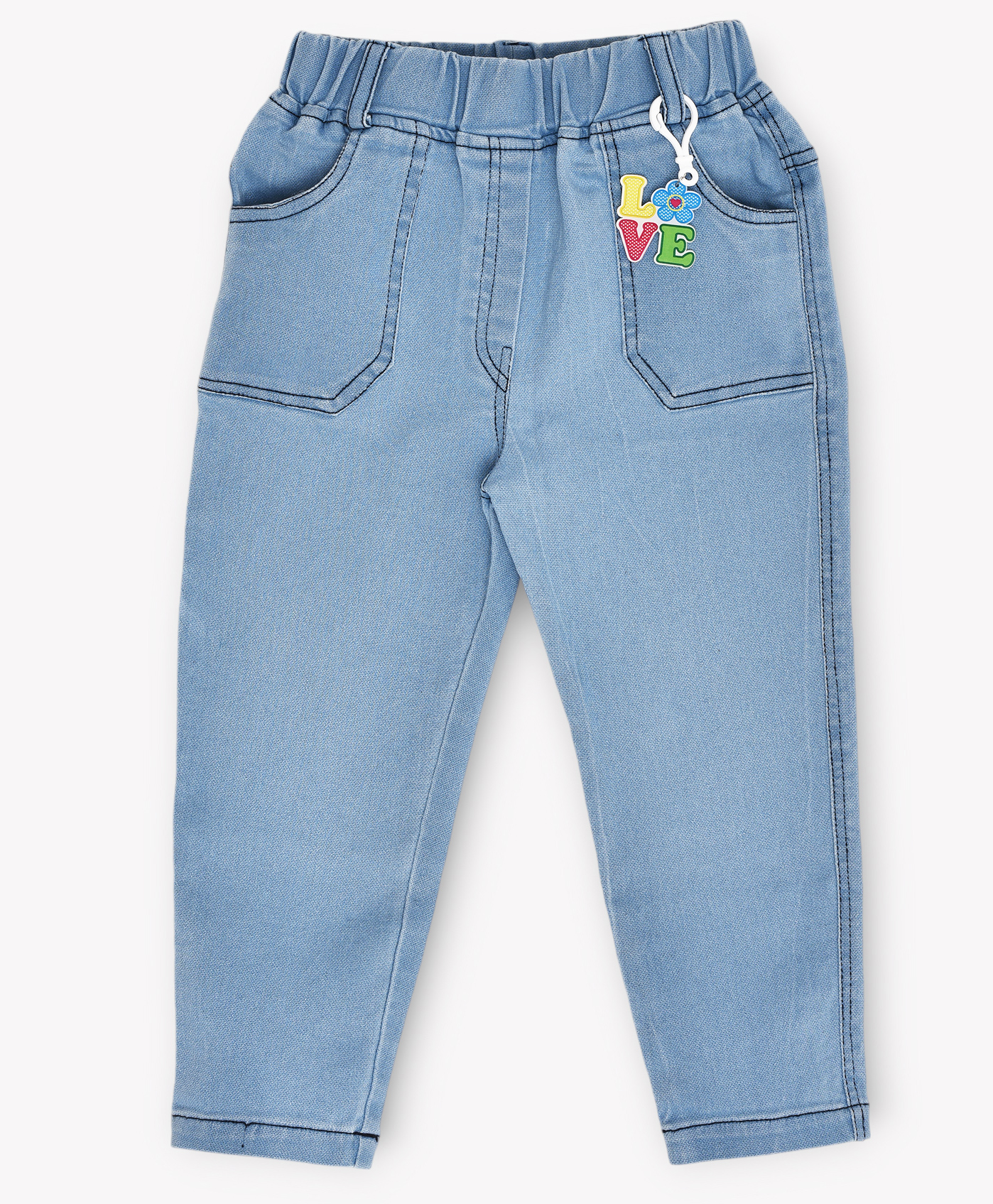 hrit Kiwi Solid Denim Jeans - Sky Blue-picture-15