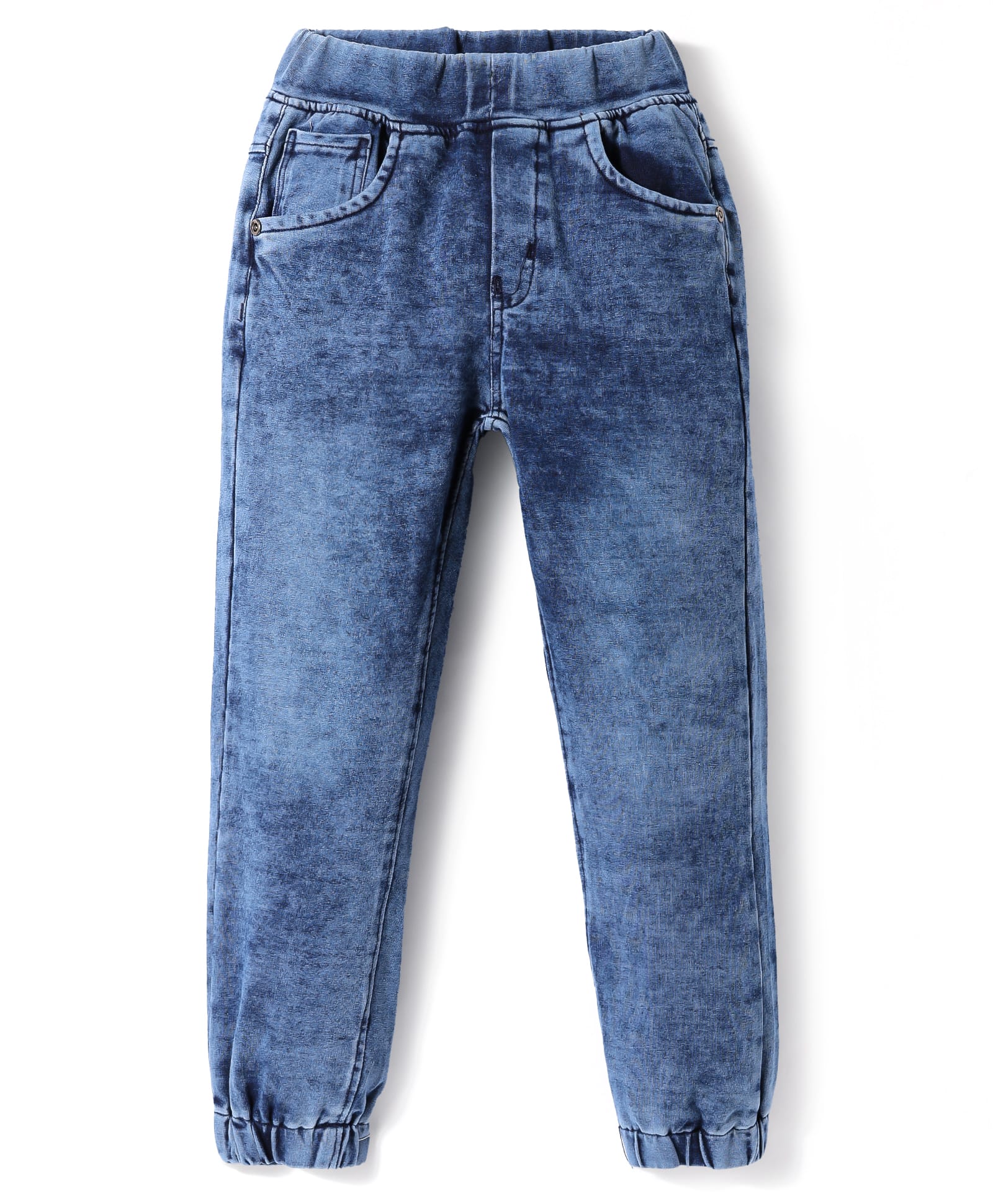 Olio Kids Denim Woven Full Length Jeans - Light Blue-picture-21