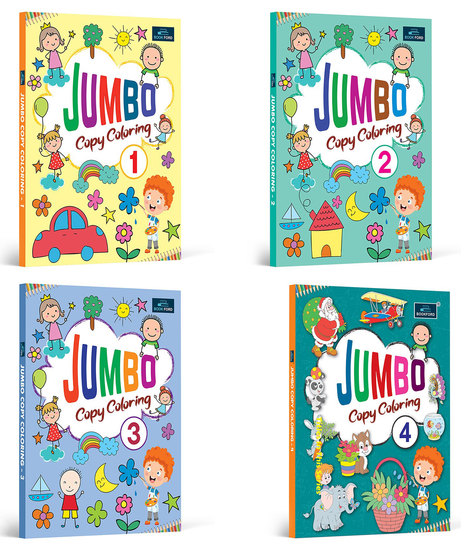 Jumbo Copy Coloring - Set of 4 Books For Kids-image-48