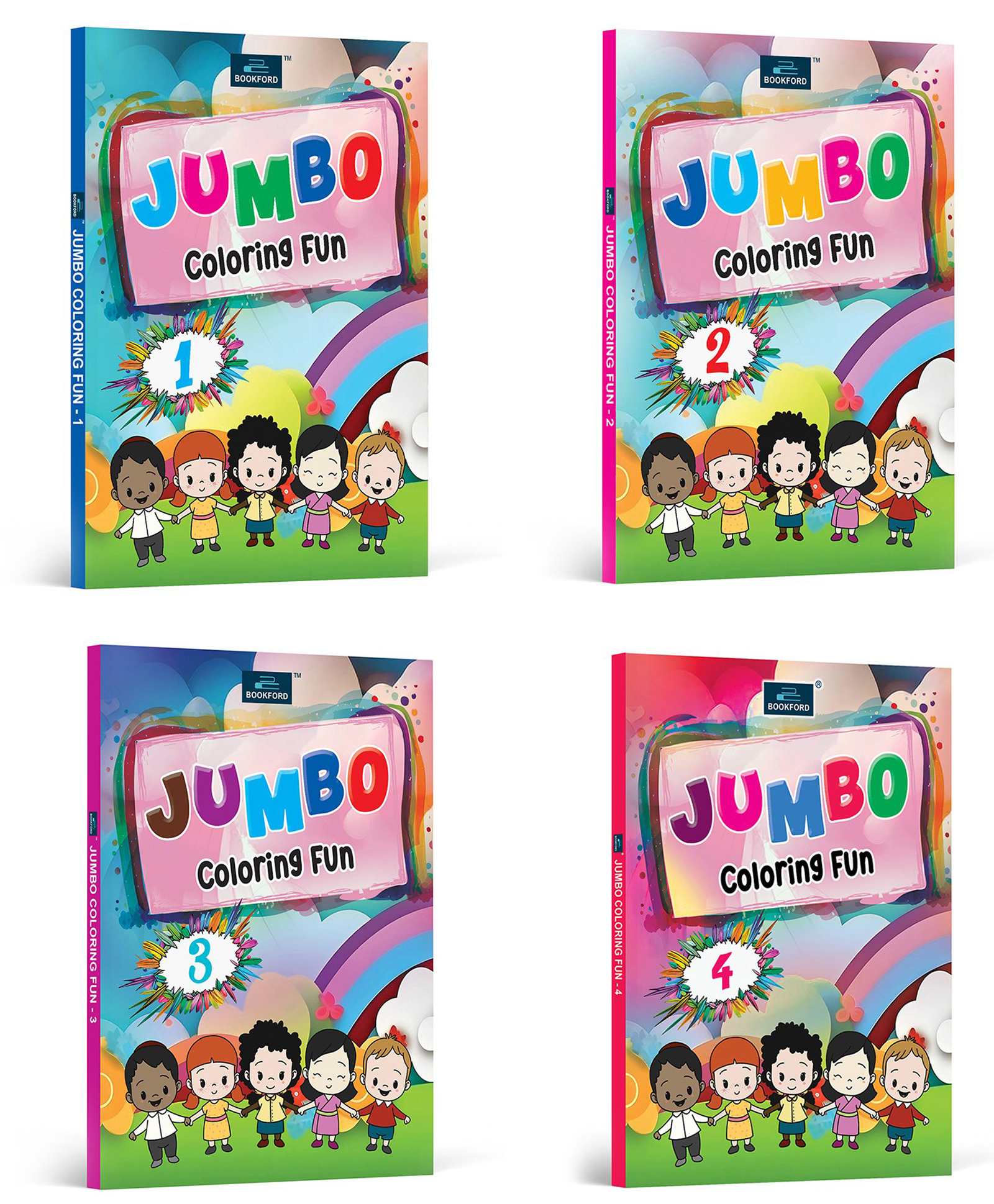 Jumbo Coloring Fun - Set of 4 Books For Kids-image-49