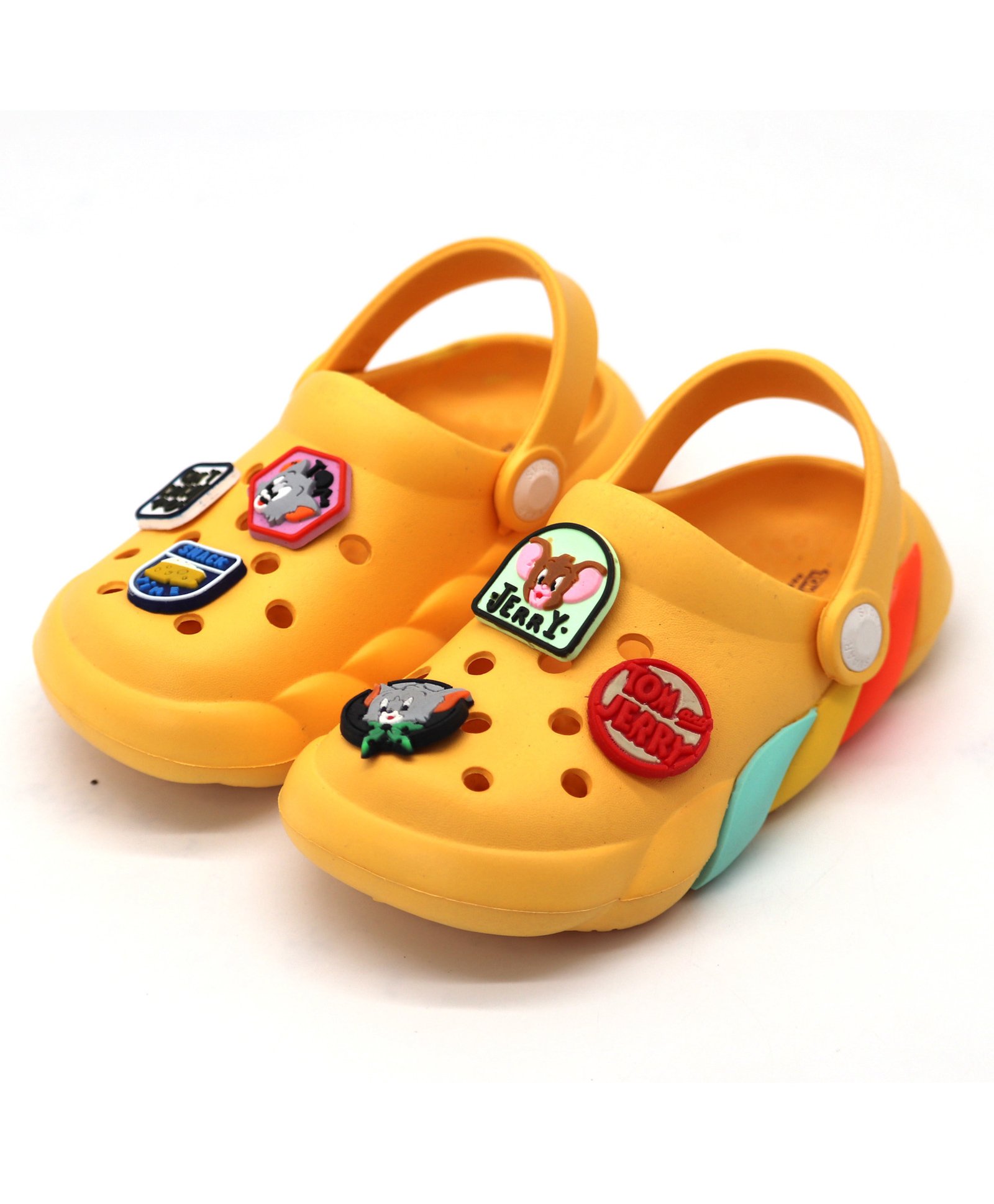 Svaar Warner Bros Featuring Tom & Jerry Patch Designed Clogs -Yellow-picture-38