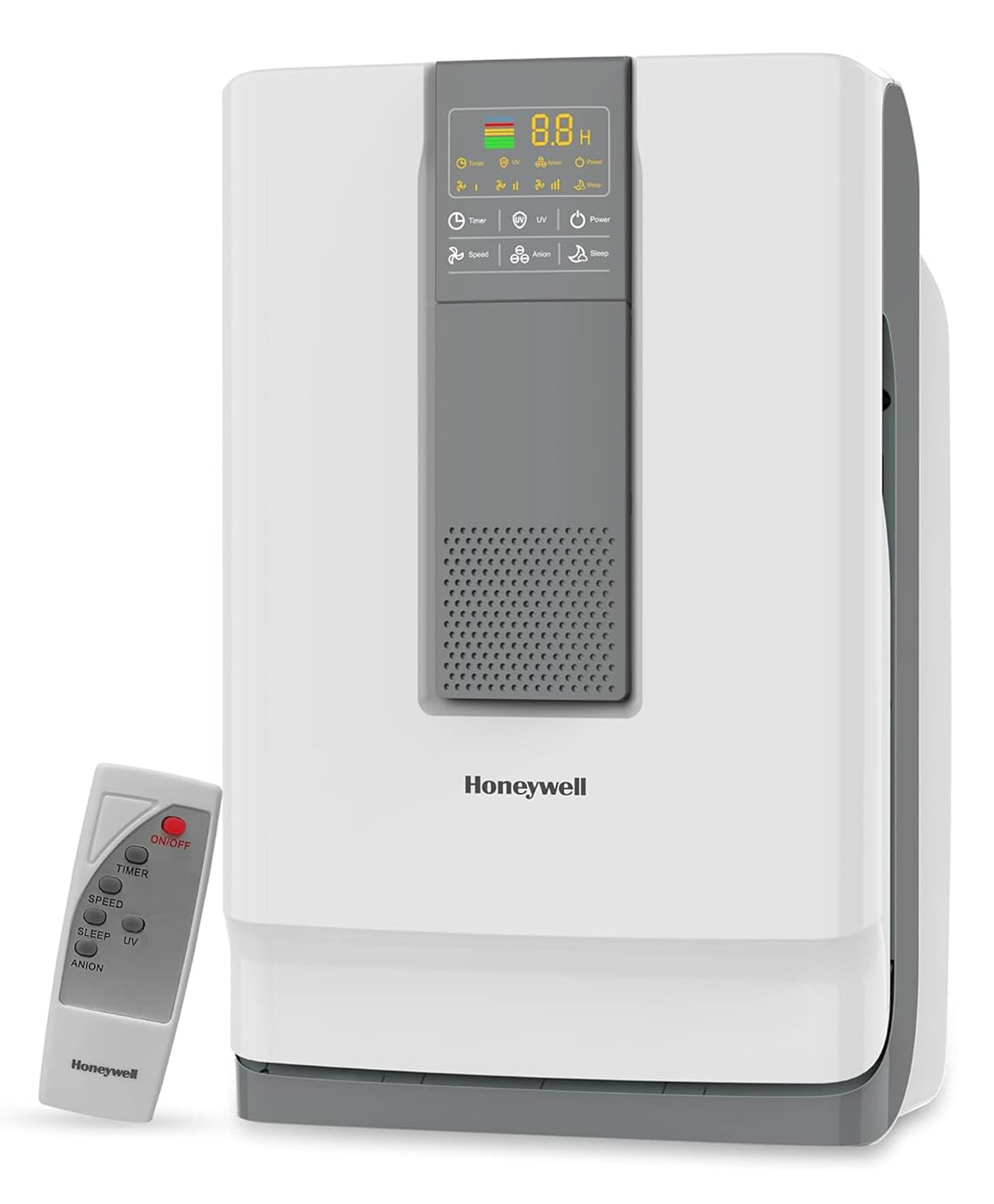 Honeywell Air Touch V4 Air Purifier for Home Activated Carbon & H13 Hepa Filter Removes 99.99% Pollutants & Micro Allergens - White-picture-30