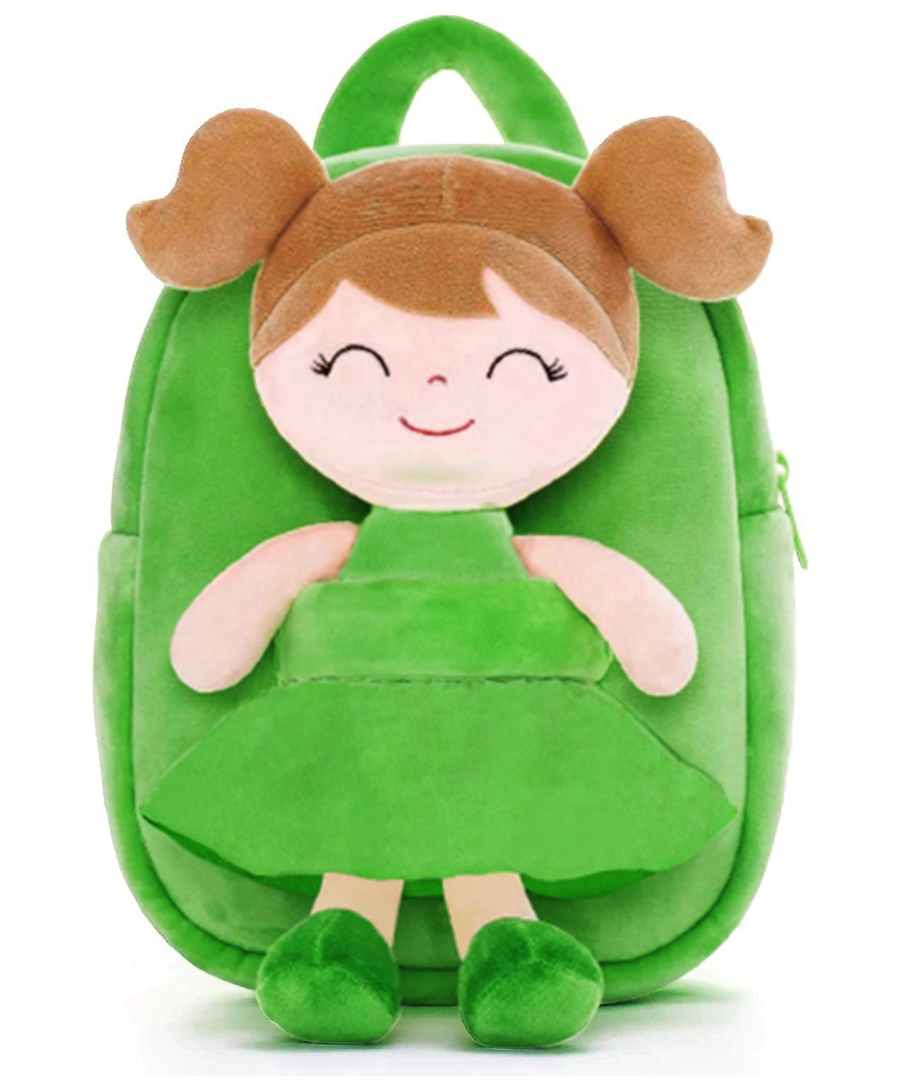 Frantic Premium School Bag Full Body Green Hazel Doll for Kids-picture-11