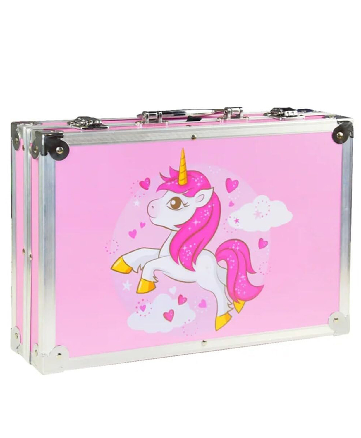 AKN TOYS 145 Piece Unicorn Art & Craft Drawing Set Painting Suitcase Box Birthday Gift for Kids Unleash Your Inner Artist ( Color May Vary)
