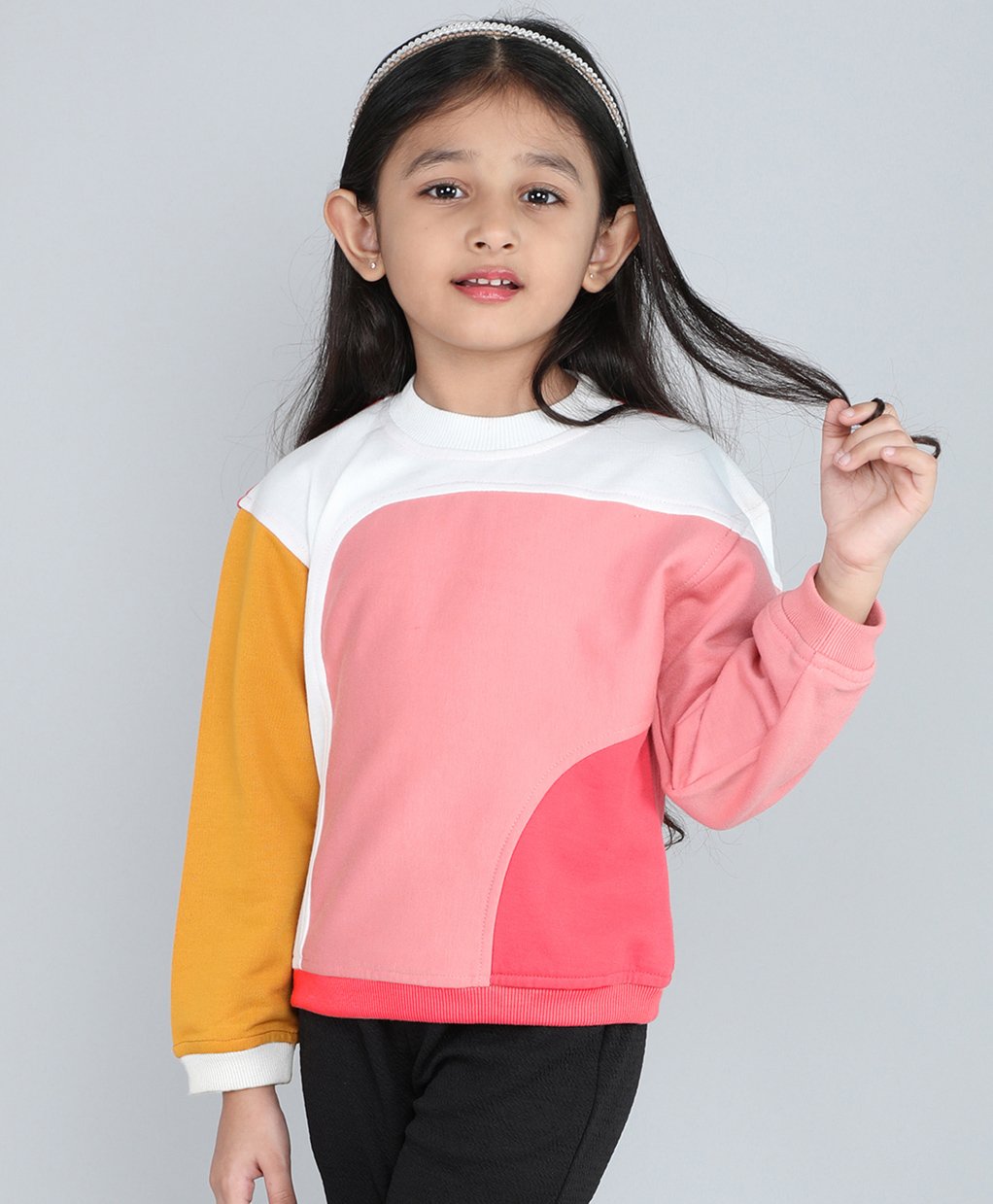 Taffykids Looper Full Sleeves Cut & Sew Sweatshirt - Multi Colour-picture-24