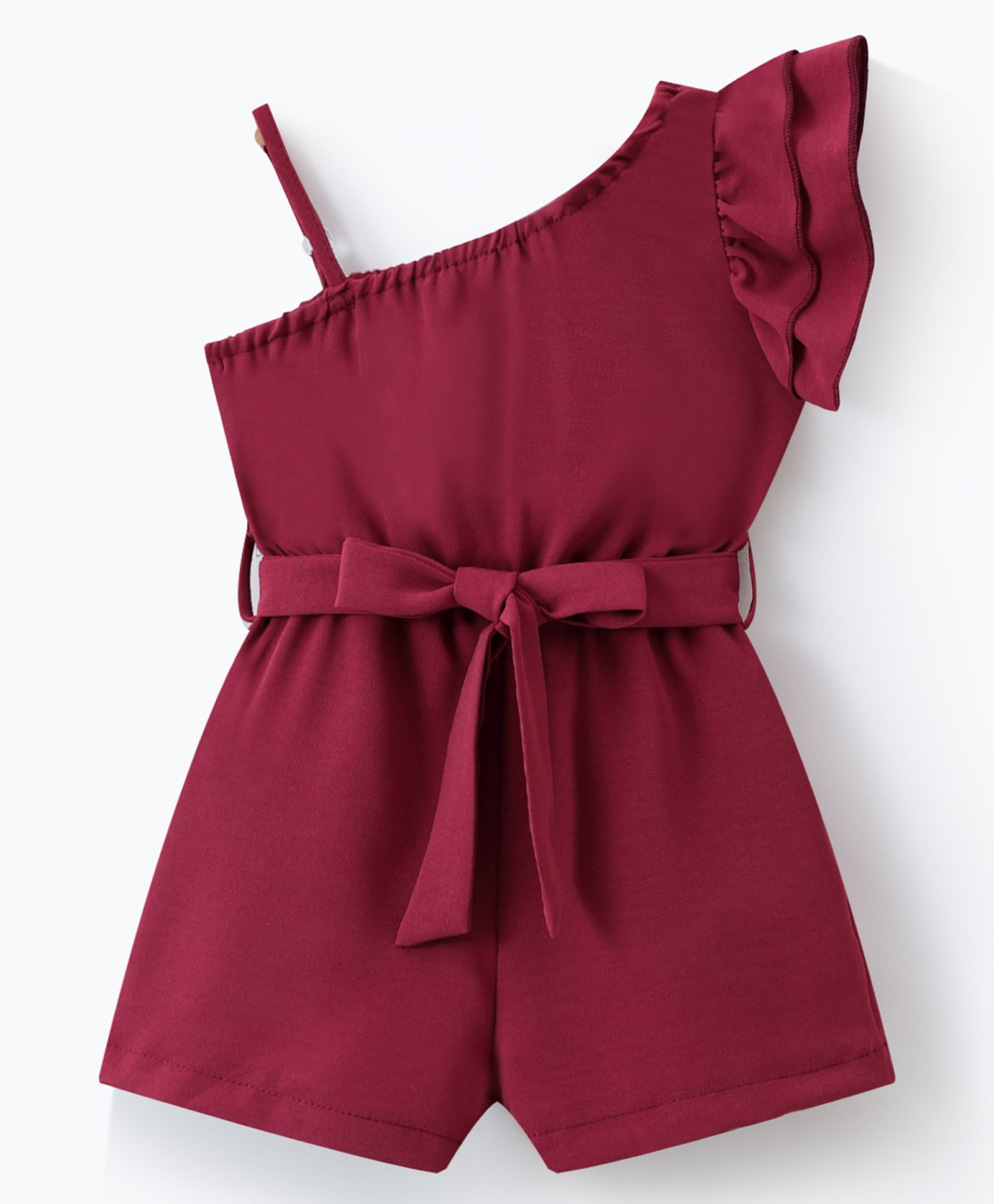 Mark & Mia Sleeveless Solid Jumpsuit - Maroon-picture-14