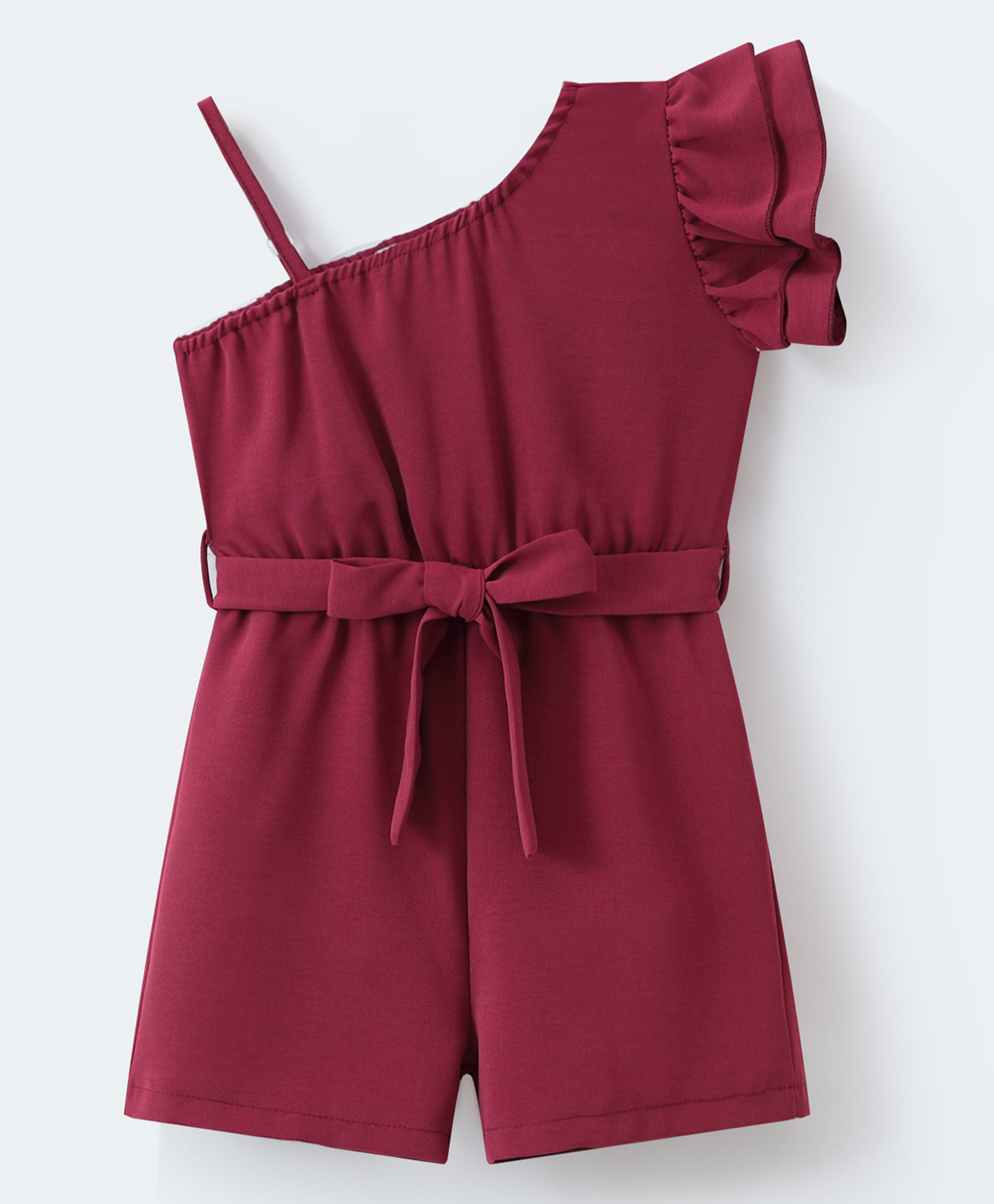 Mark & Mia Sleeveless Solid Jumpsuit - Maroon-picture-24