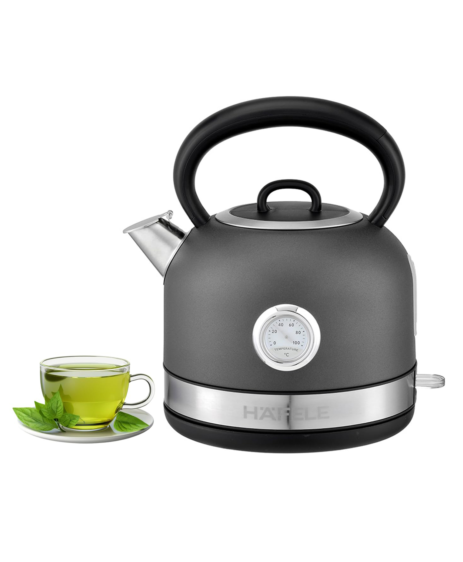 Hafele Dome Plus 2200W Electric Kettle Easy Cleaning 1.7L- Grey-image-43