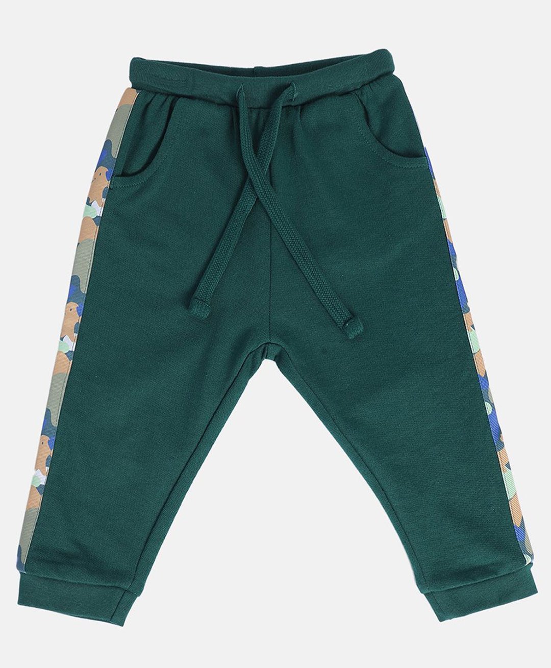 MINI KLUB Cotton Camouflage Printed Jogger - Green-image-28