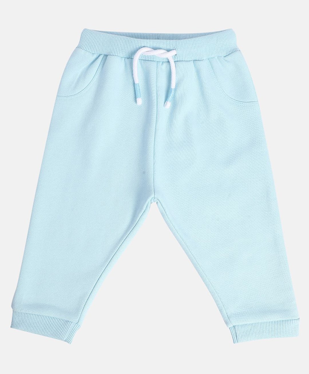 MINI KLUB Cotton Self Design Jogger - Blue-image-41