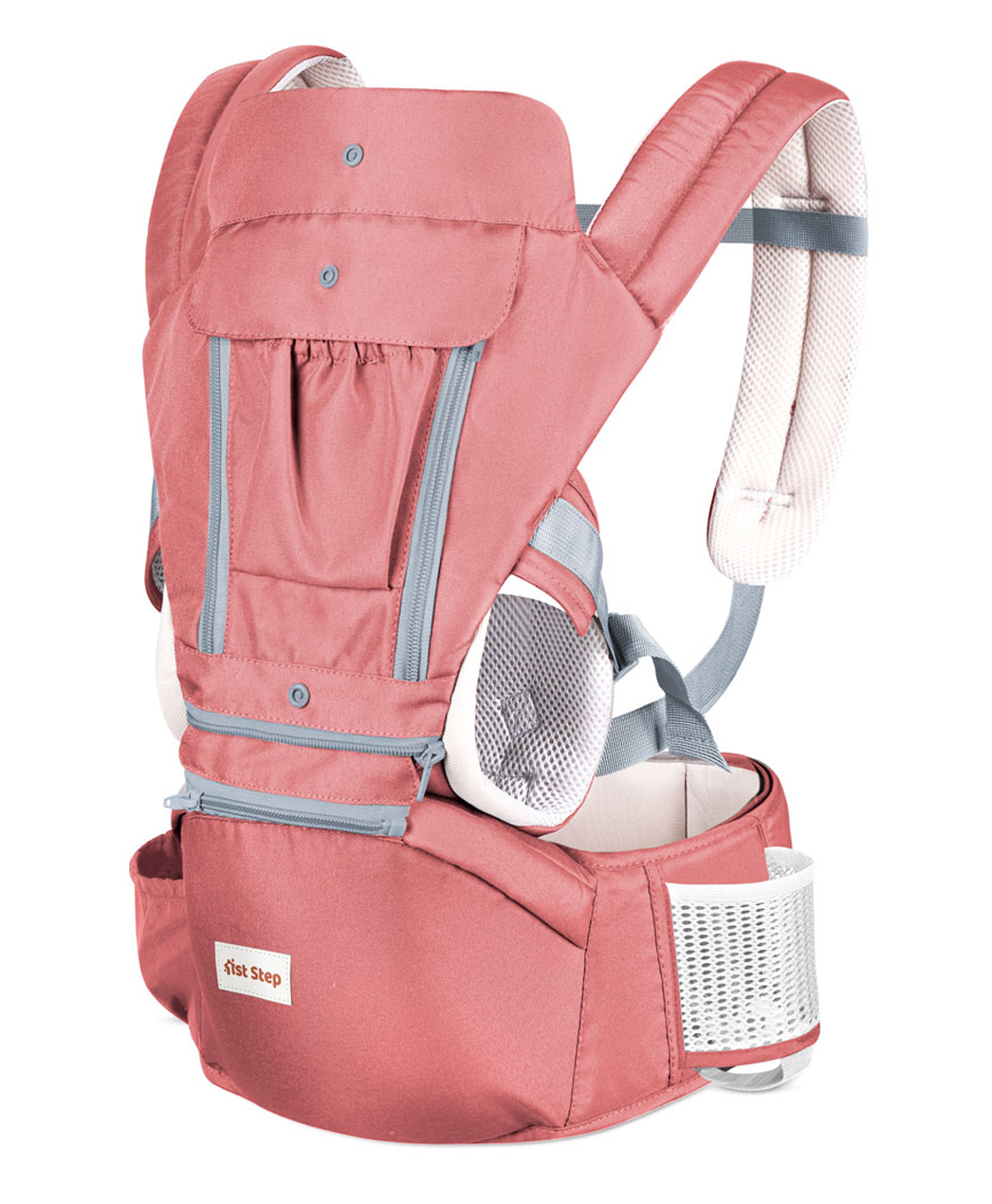 1st Step 5 In 1 Hip Seat Baby Carrier Baby Carrier - Orange-picture-35