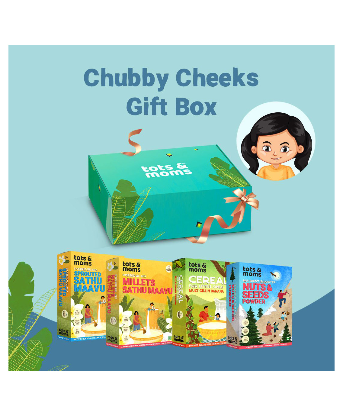 Tots & Moms Chubby Cheeks Gift Box for 8 Months+ | Pack of 4-image-3