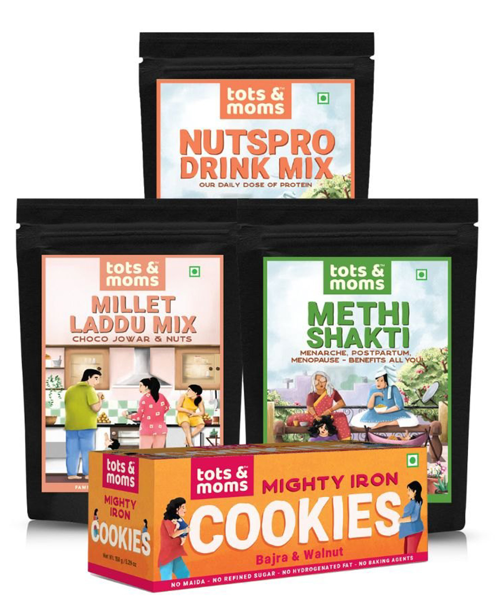 Tots & Moms Girls Wellness Combo | Pack of 4